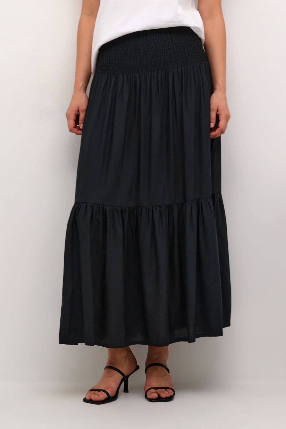 Maxi Smock Waist Line Fit Skirt