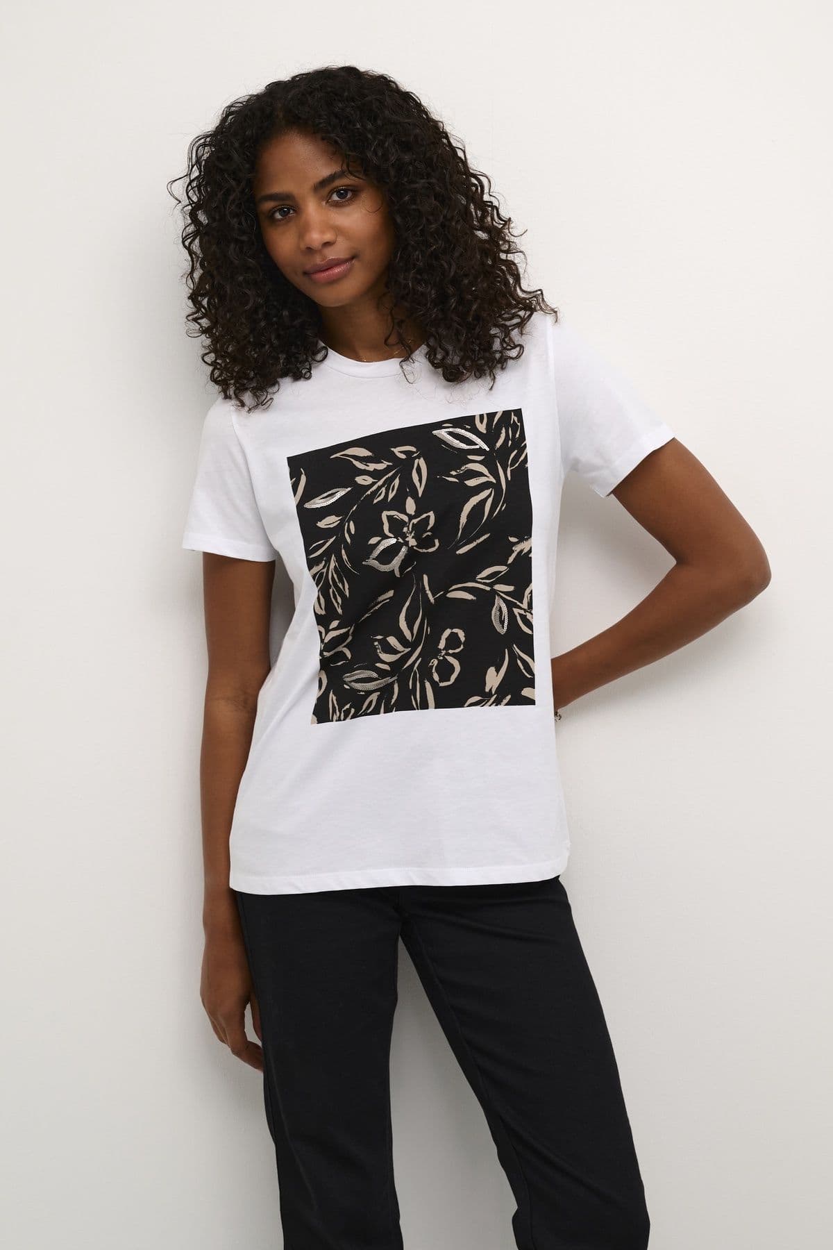 KAsandra Print Short Sleeve T shirt