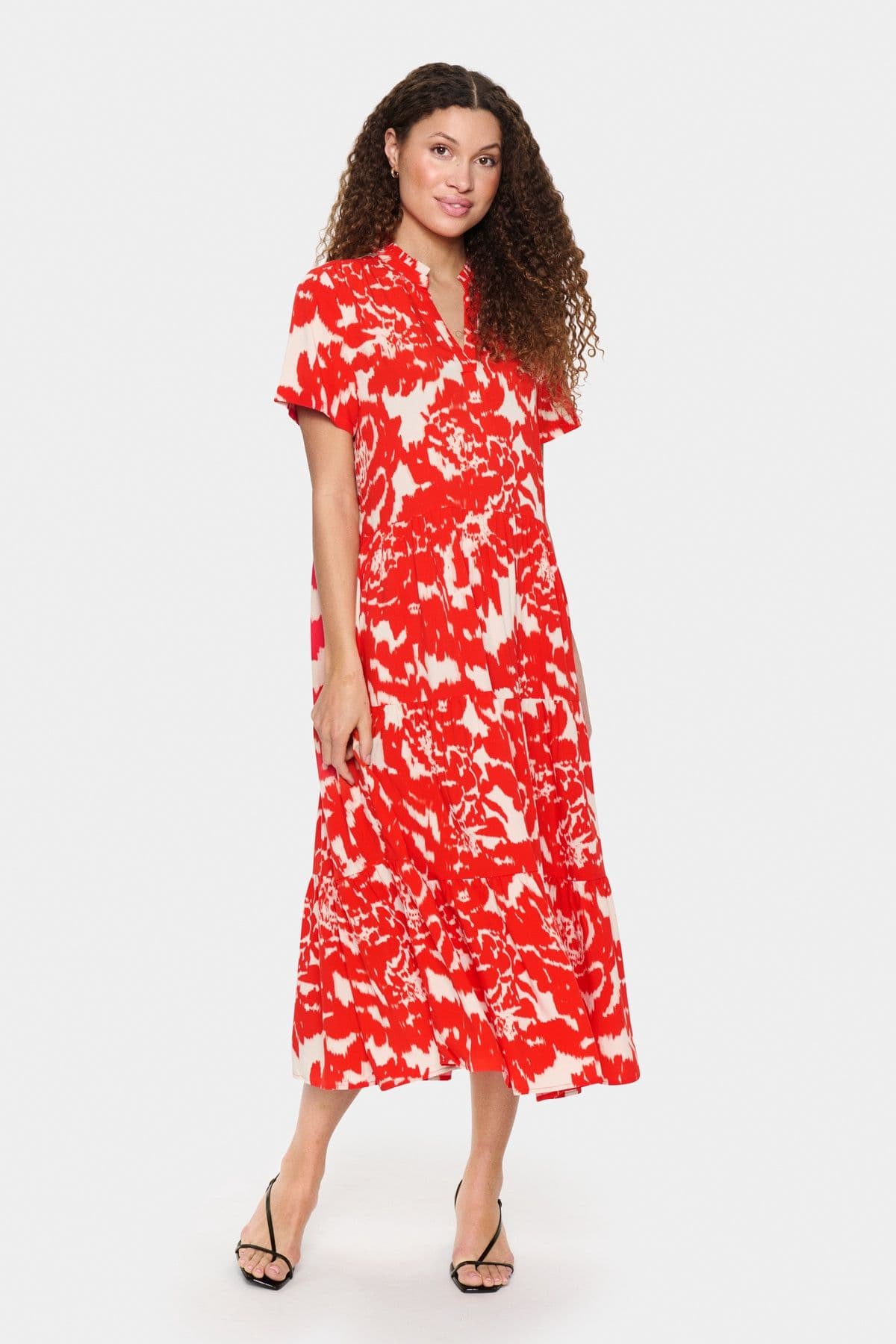 Eda Short Sleeve Maxi Dress