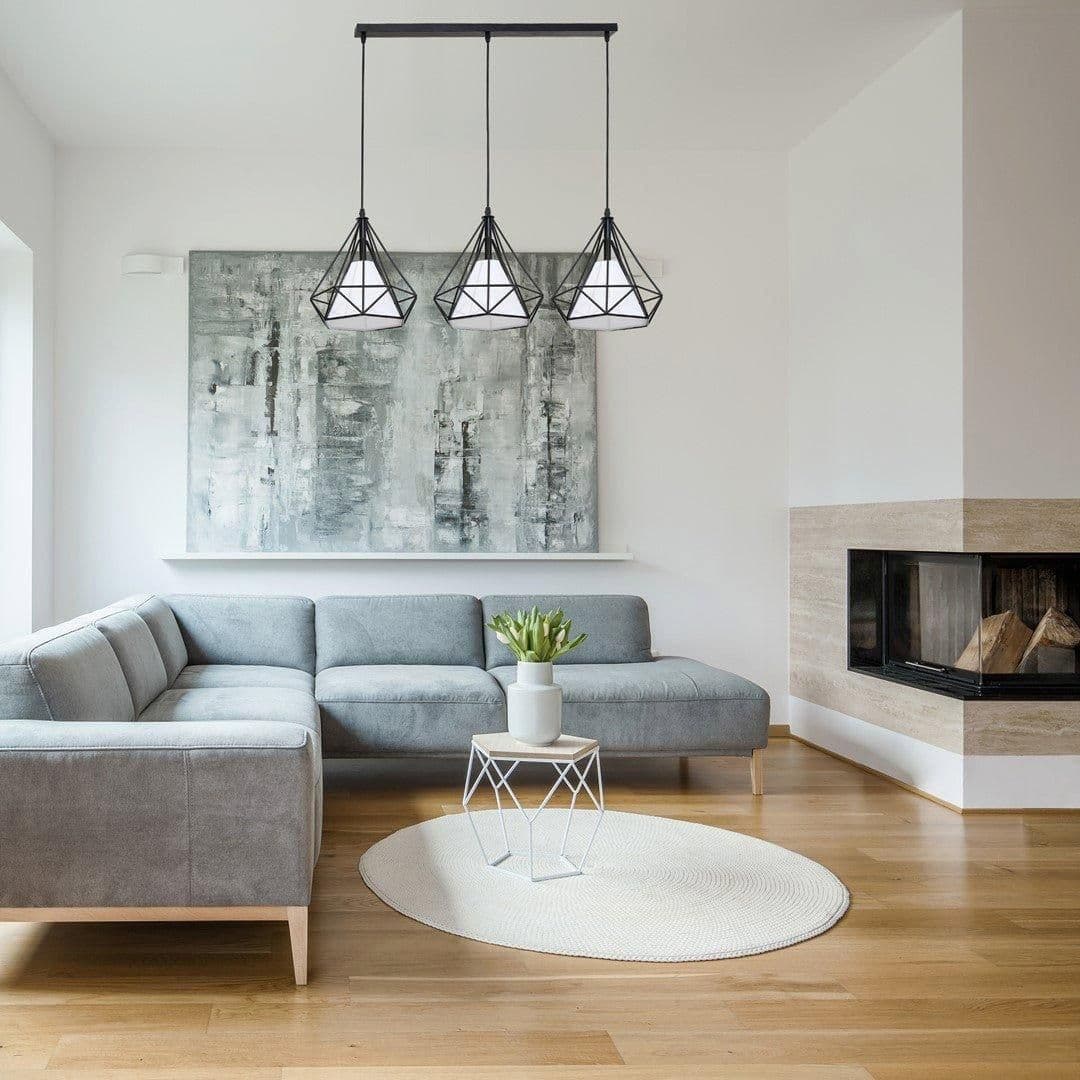 Triangolo Pendant Lamp Hand Made Matt Industrial Chic