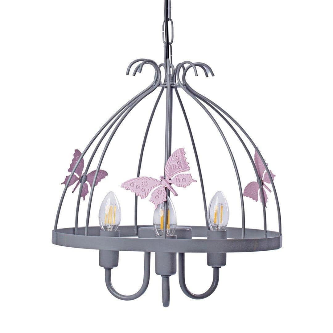 Kago Pendant Hand Made Ceiling Lamp Butterfly Theme