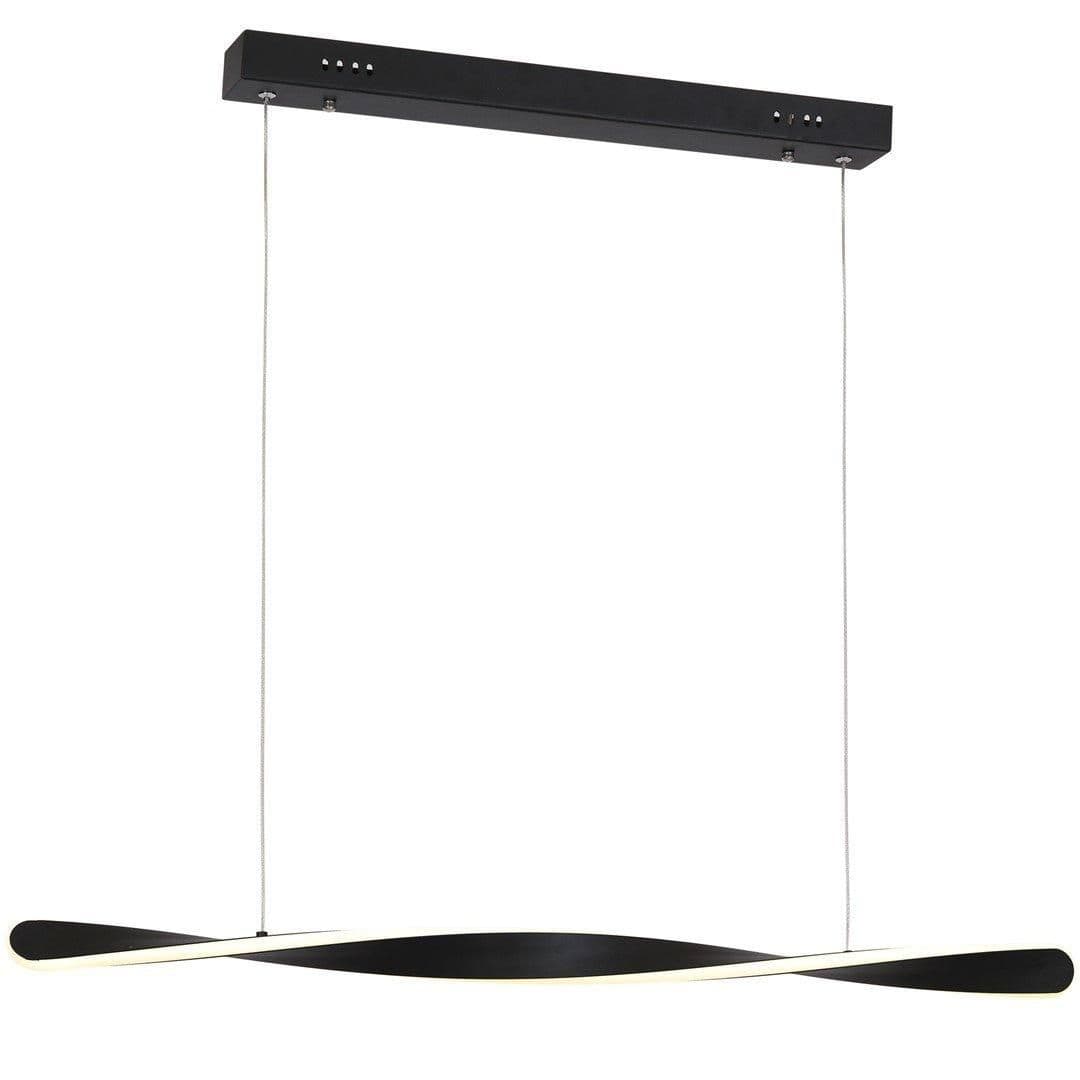 Swirl LED Pendant Lamp 90cm Stylish Alloy