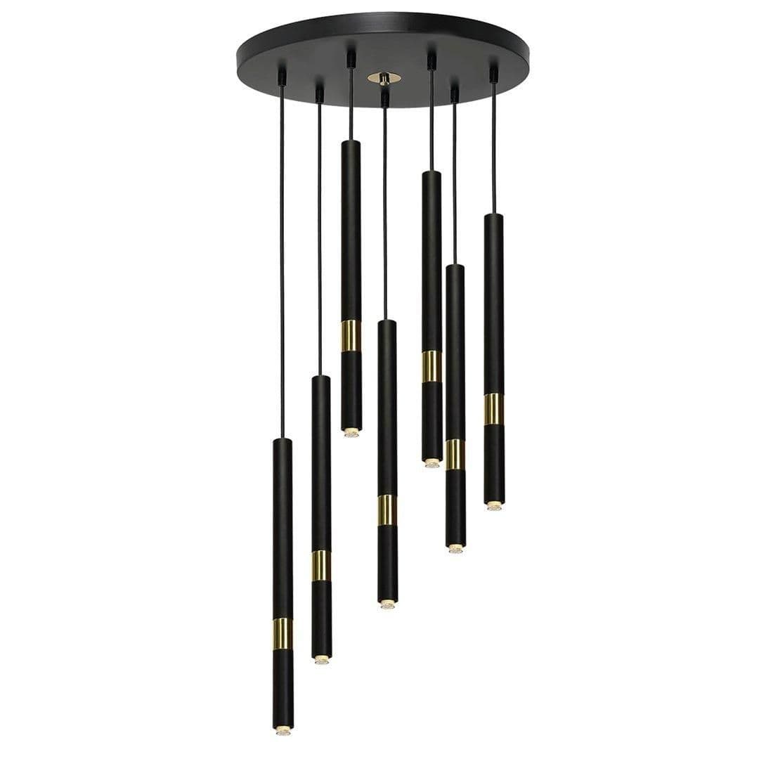 Monza Pendant Lamp Hand Made Matt Luxurious Gold Detail