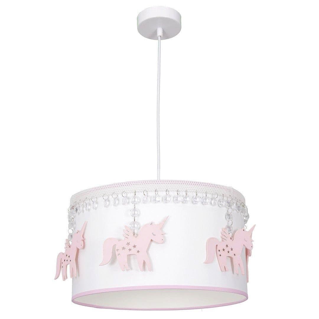 Uni Ceiling Lamp Hand Made Crystals Wooden Motifs