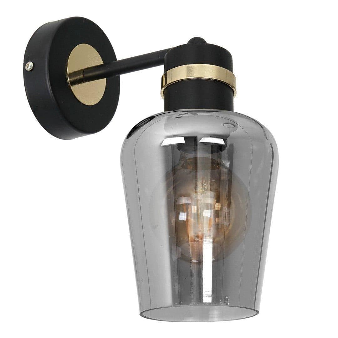 Richmond Pendant Lamp Hand Made Gold Smoked Glass