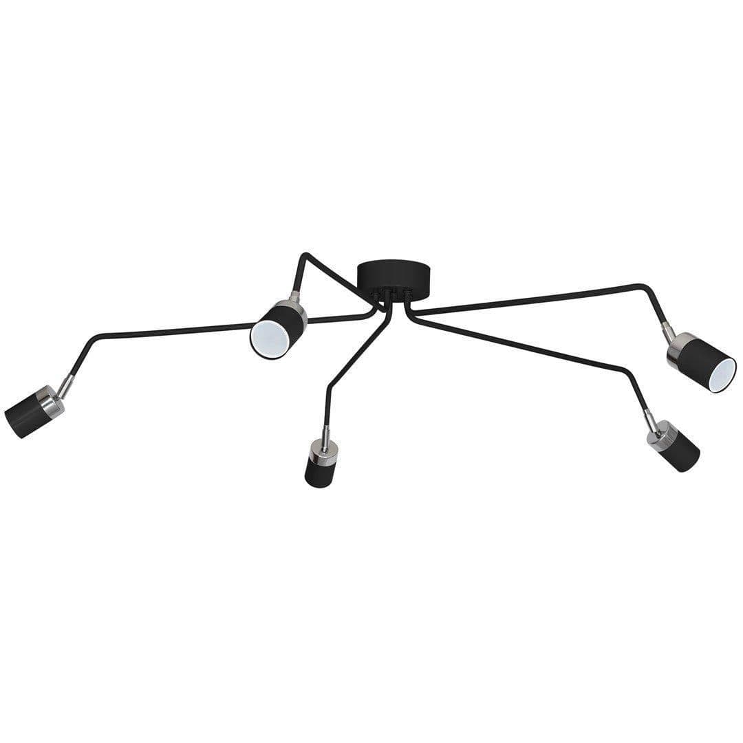 Joker Ceilng lamp Hand Made Matt Chrome Detail