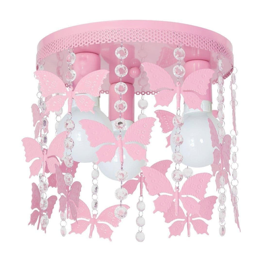Angelica Pink Ceiling Lamp Hand Made