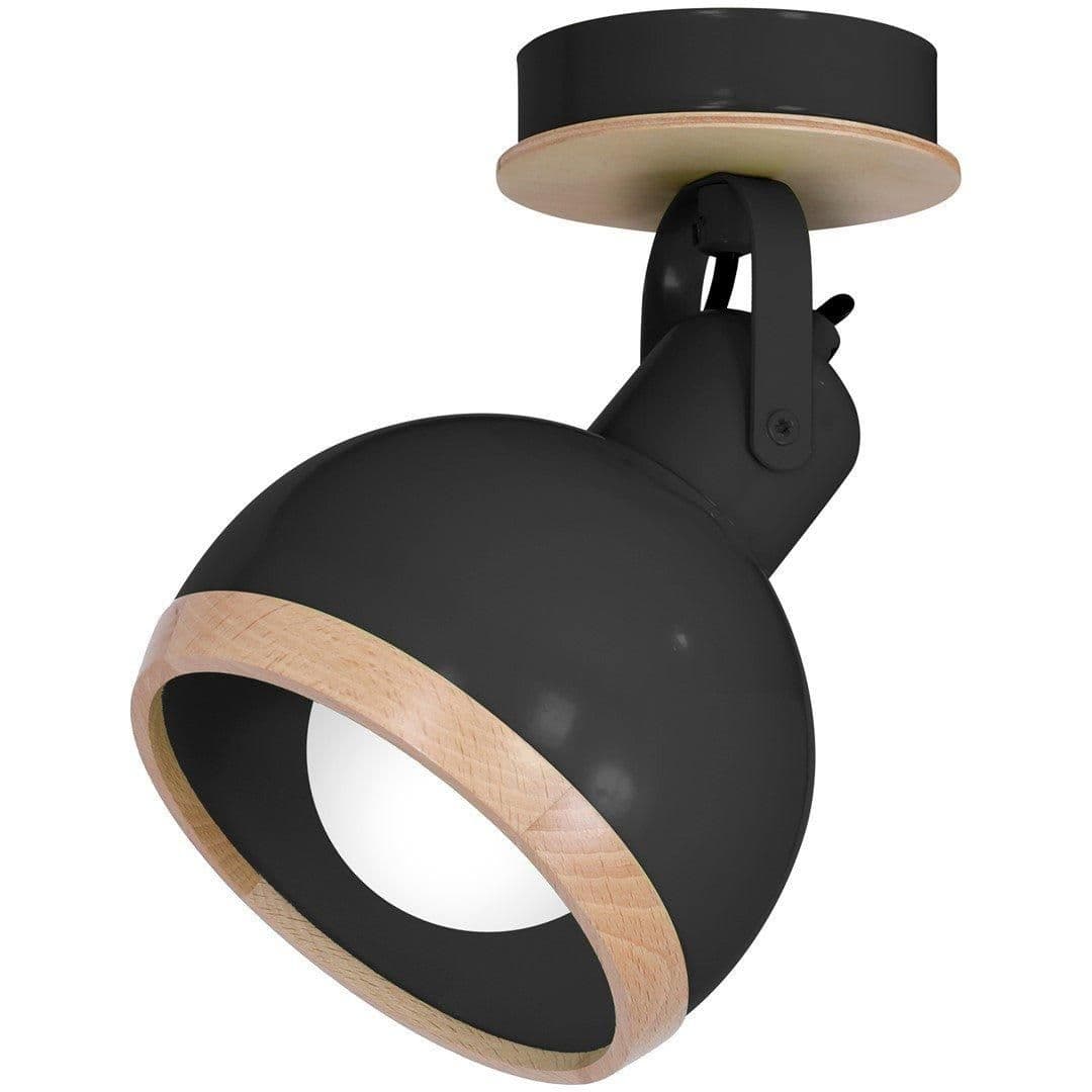 Oval Wall Lamp Hand Made Natural Wood
