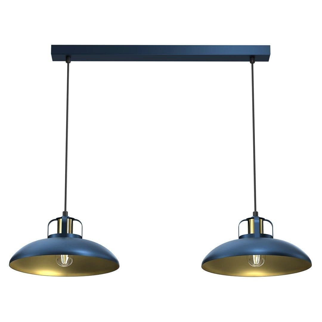 Felix Gold Double Pendant Lamp Hand Made