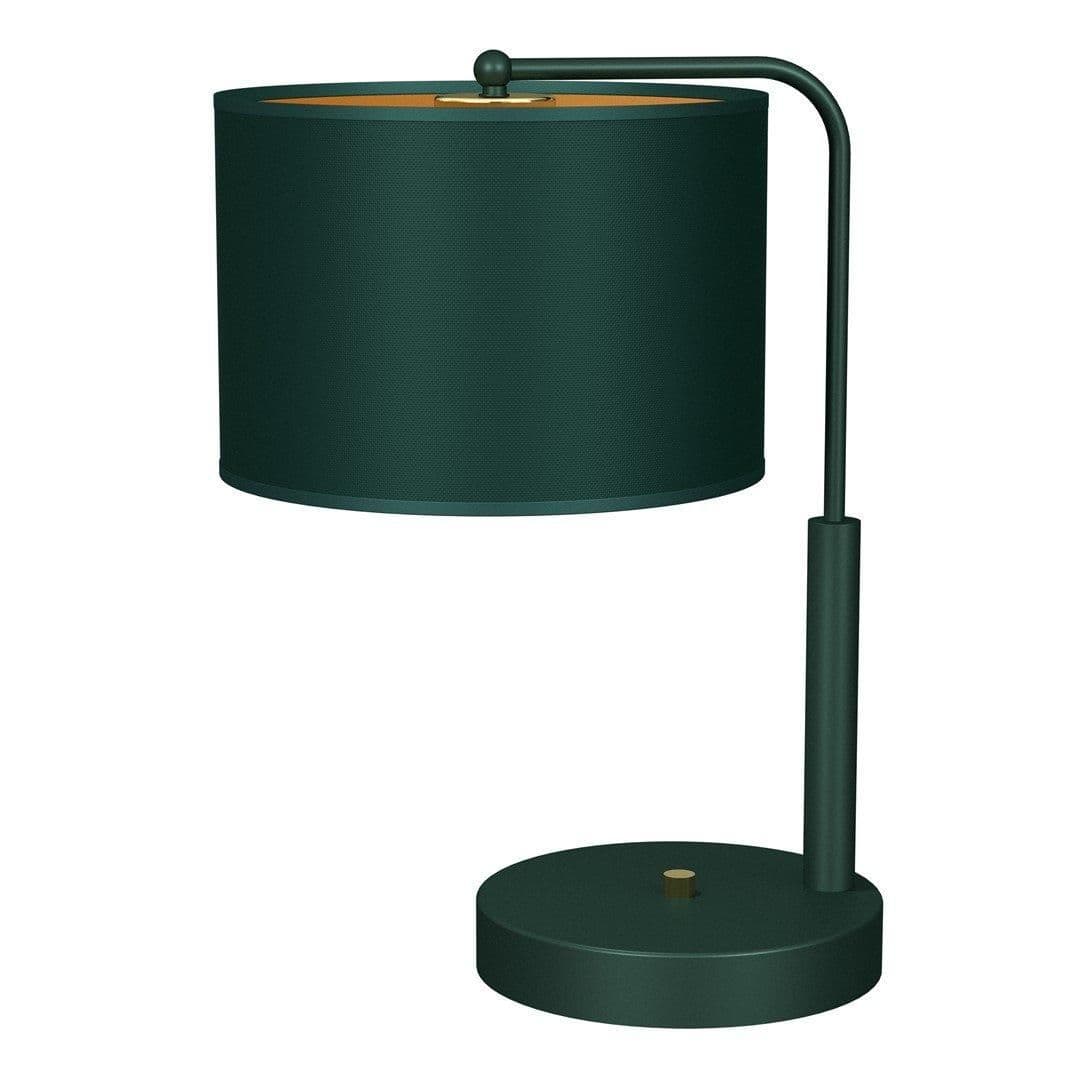 Verde Table Lamp Hand Made Scandi Style Rich Fabric