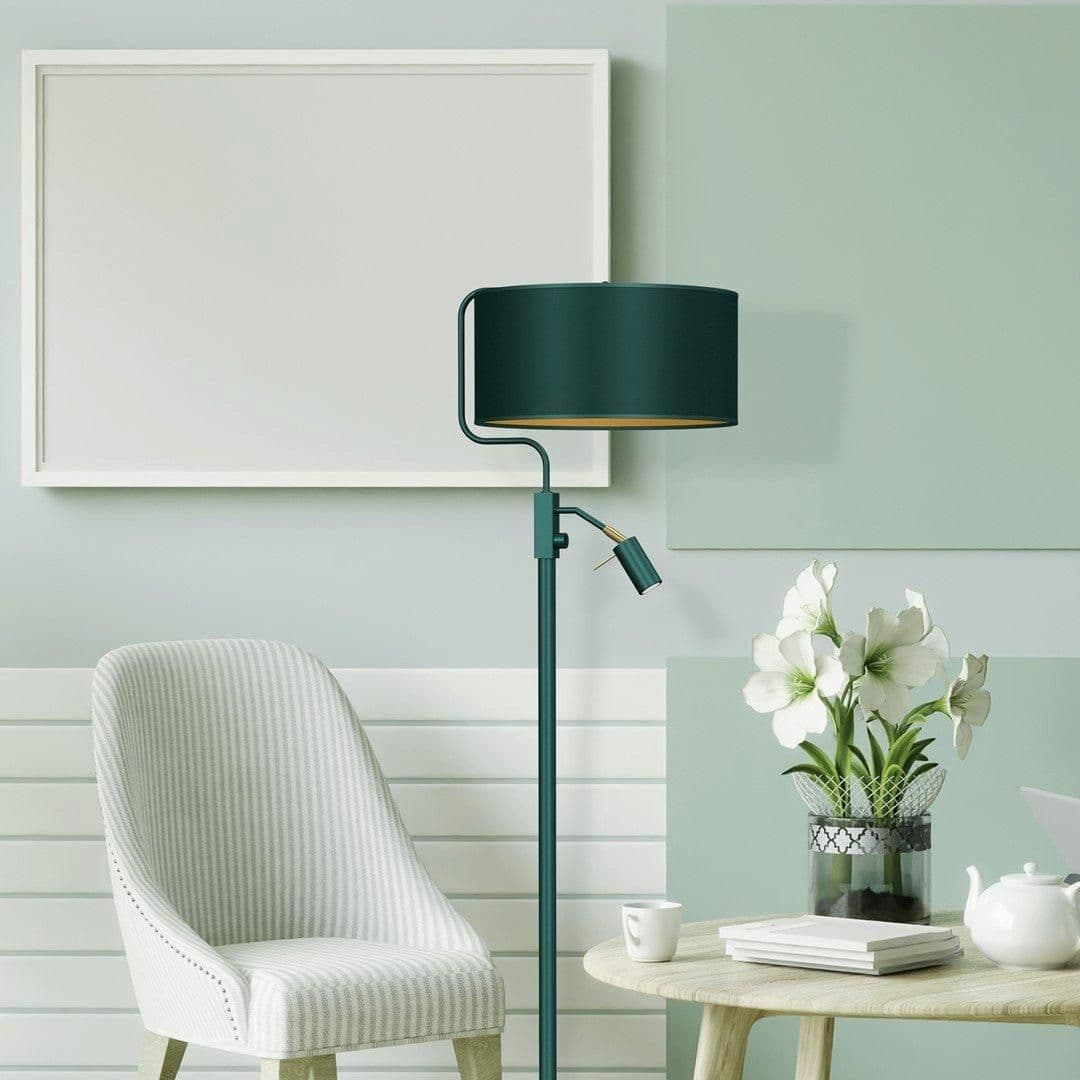 Verde Hand Made Designer Floor Lamp Rich Finish