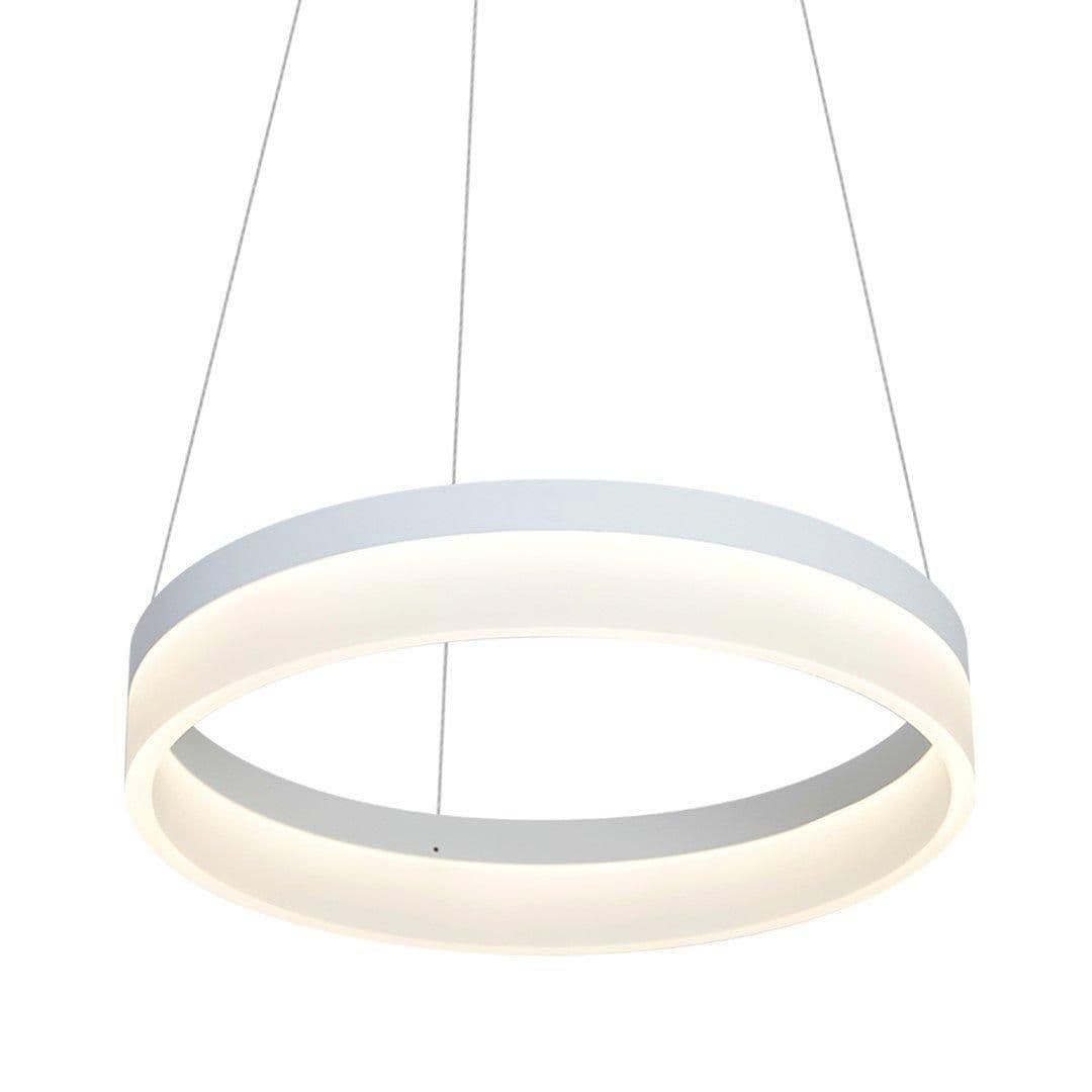 Ring LED Pendant Lamp 40cm Circular Built Light Source