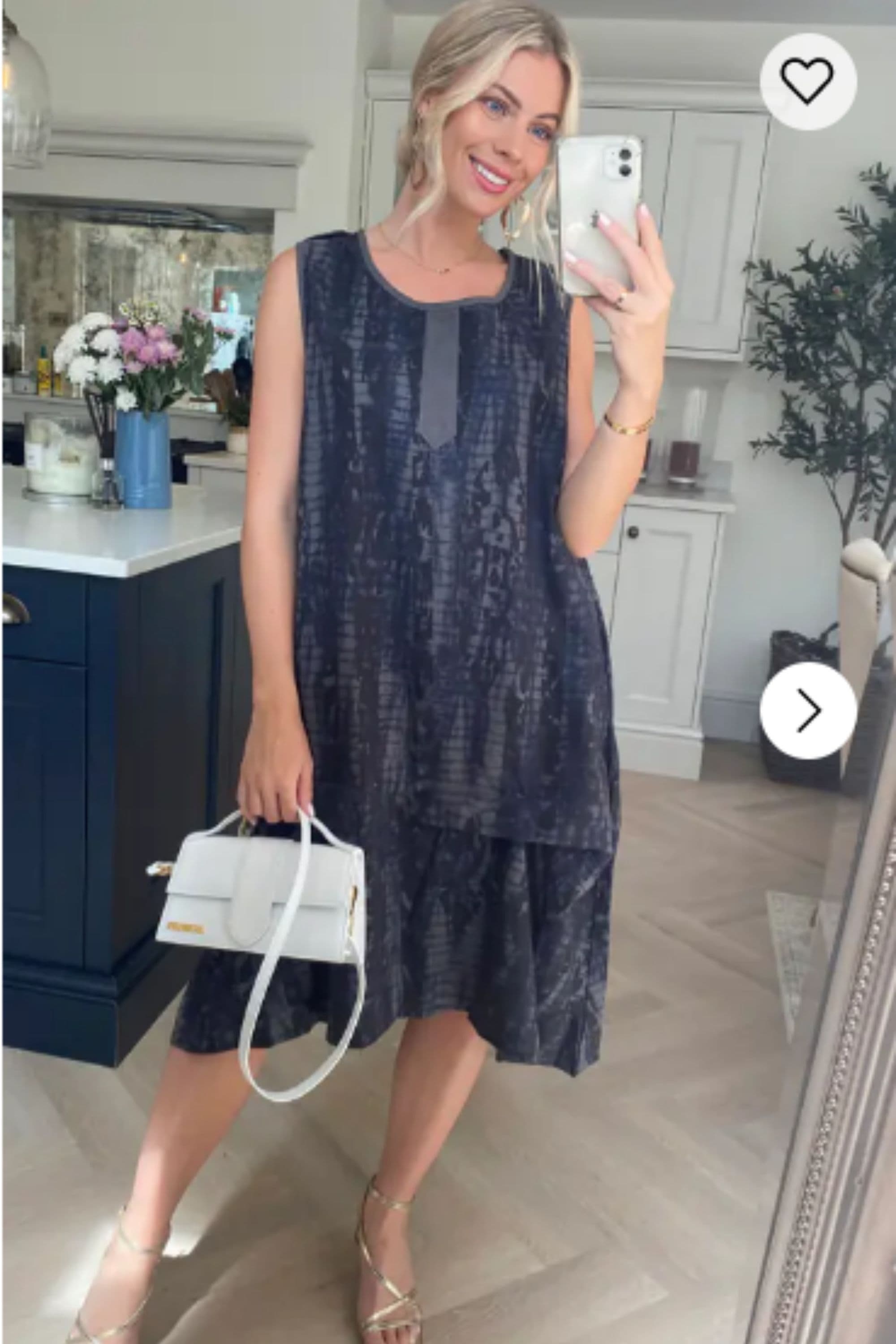 Leopard Print Cotton Oversize Dress