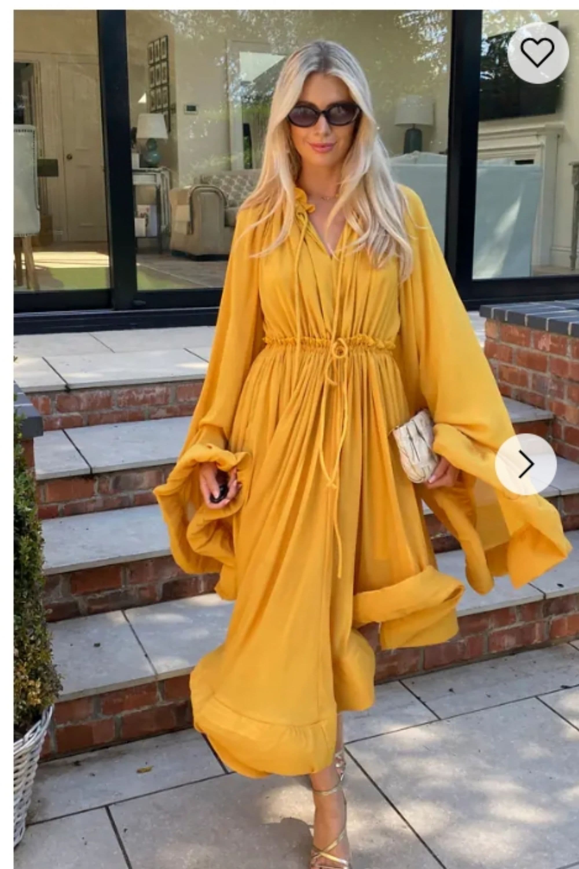 Ruffle Hem & Sleeves Oversized Dress
