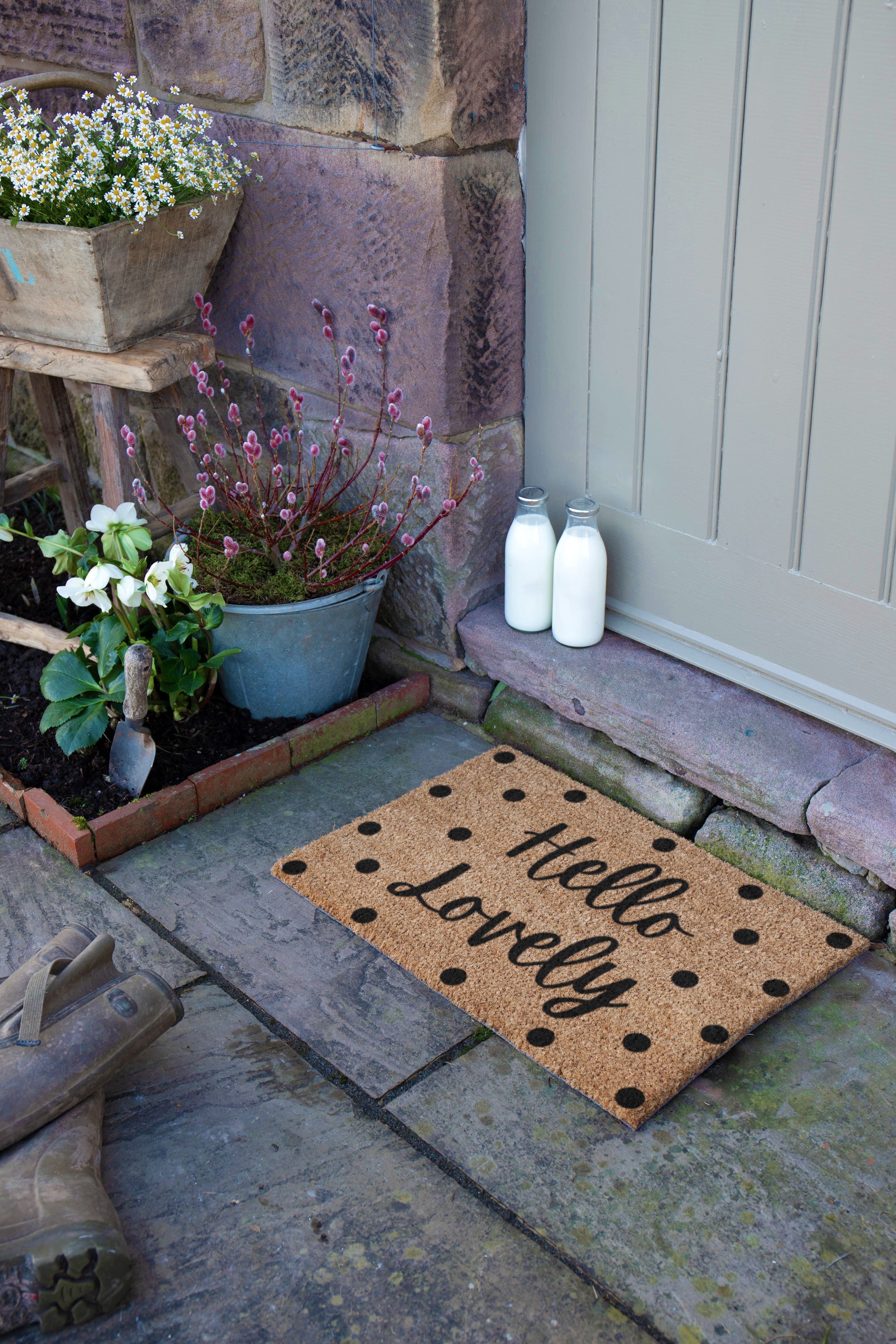 Hello Lovely Spots Doormat
