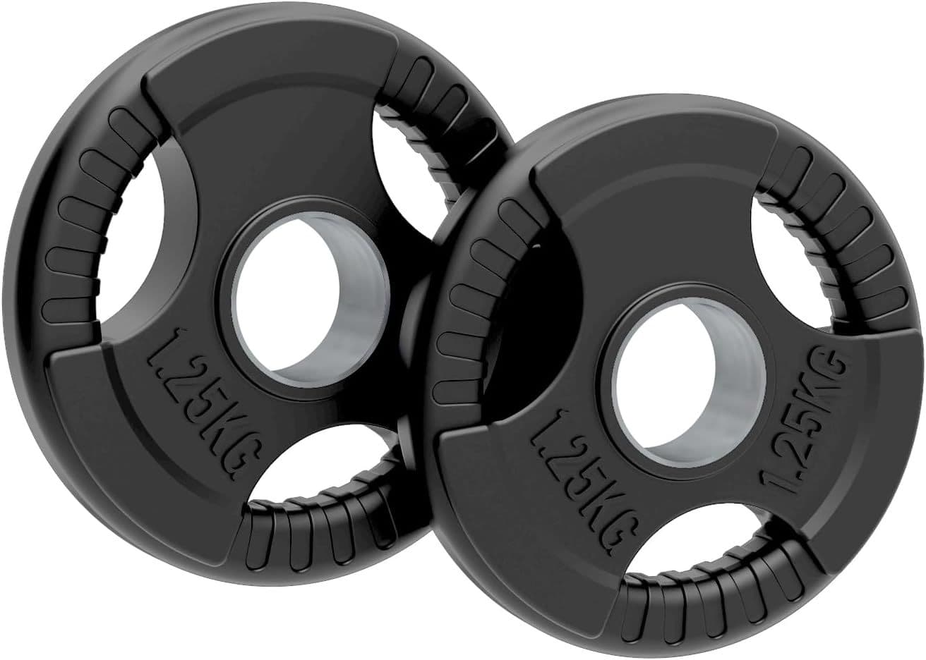 Olympic Tri Grip Rubber Weight Plates Pairs & Sets PAIR