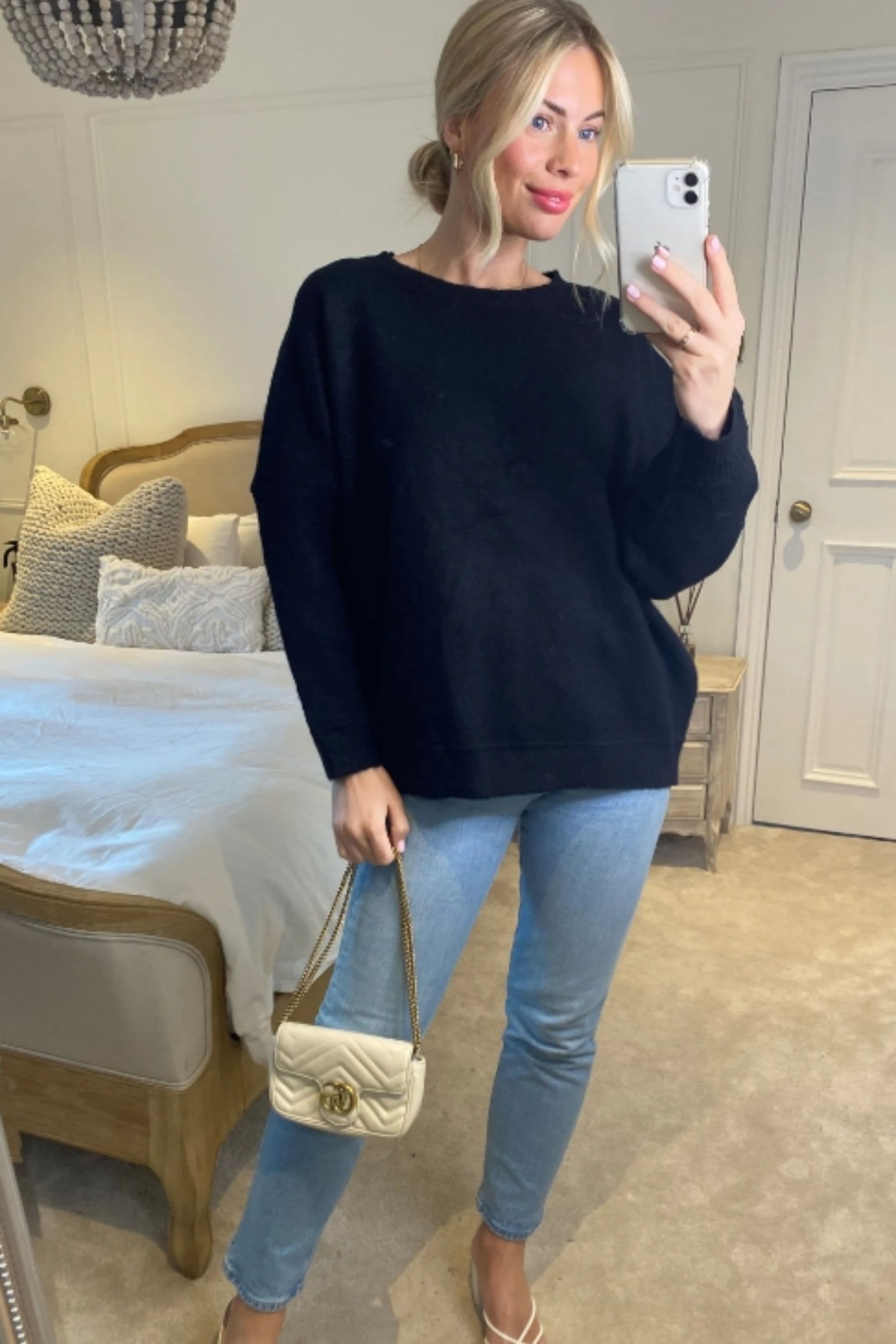 Soft Knitted Plain Oversized Jumper