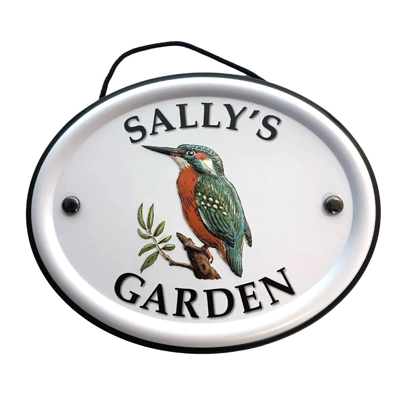 Decorative Bird Garden Sign Sallys Garden