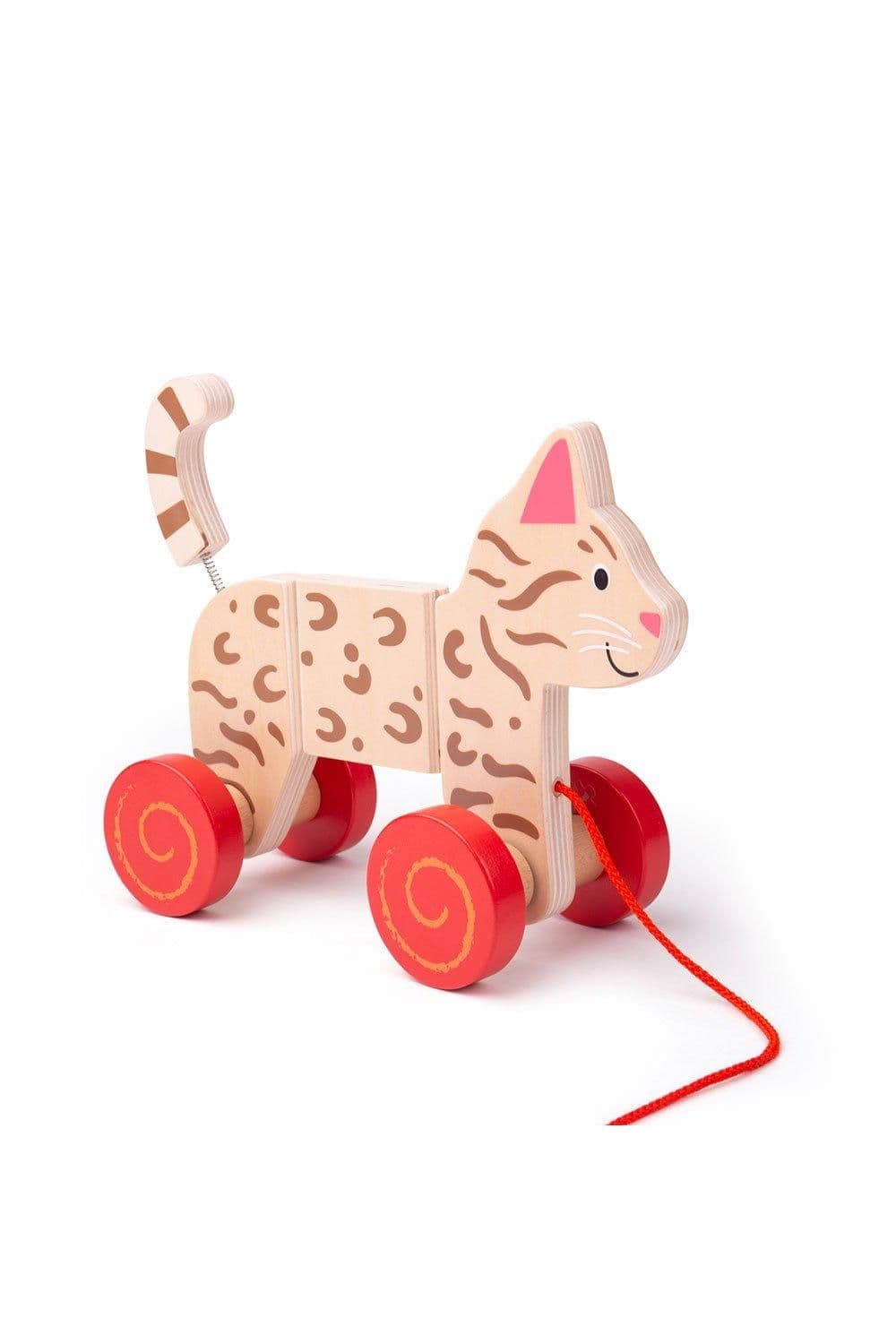 Pull Along Cat