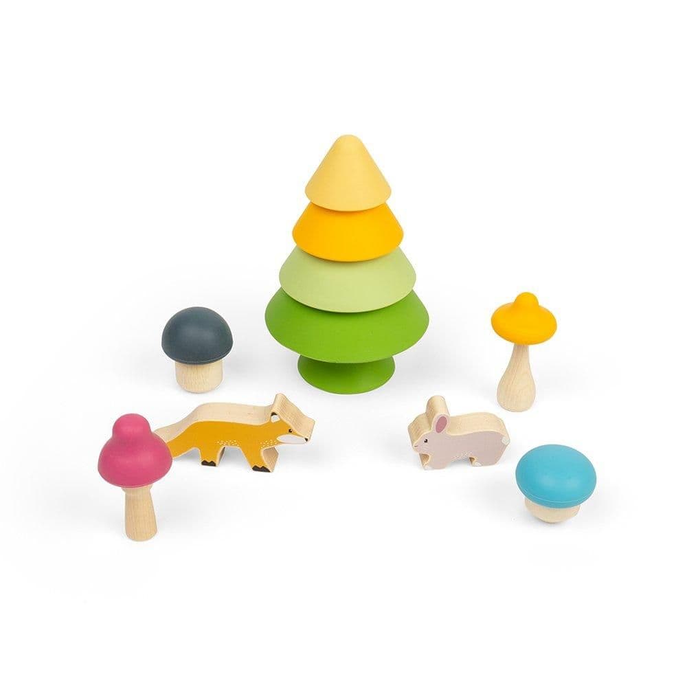 Wooden Forest Friends Playset