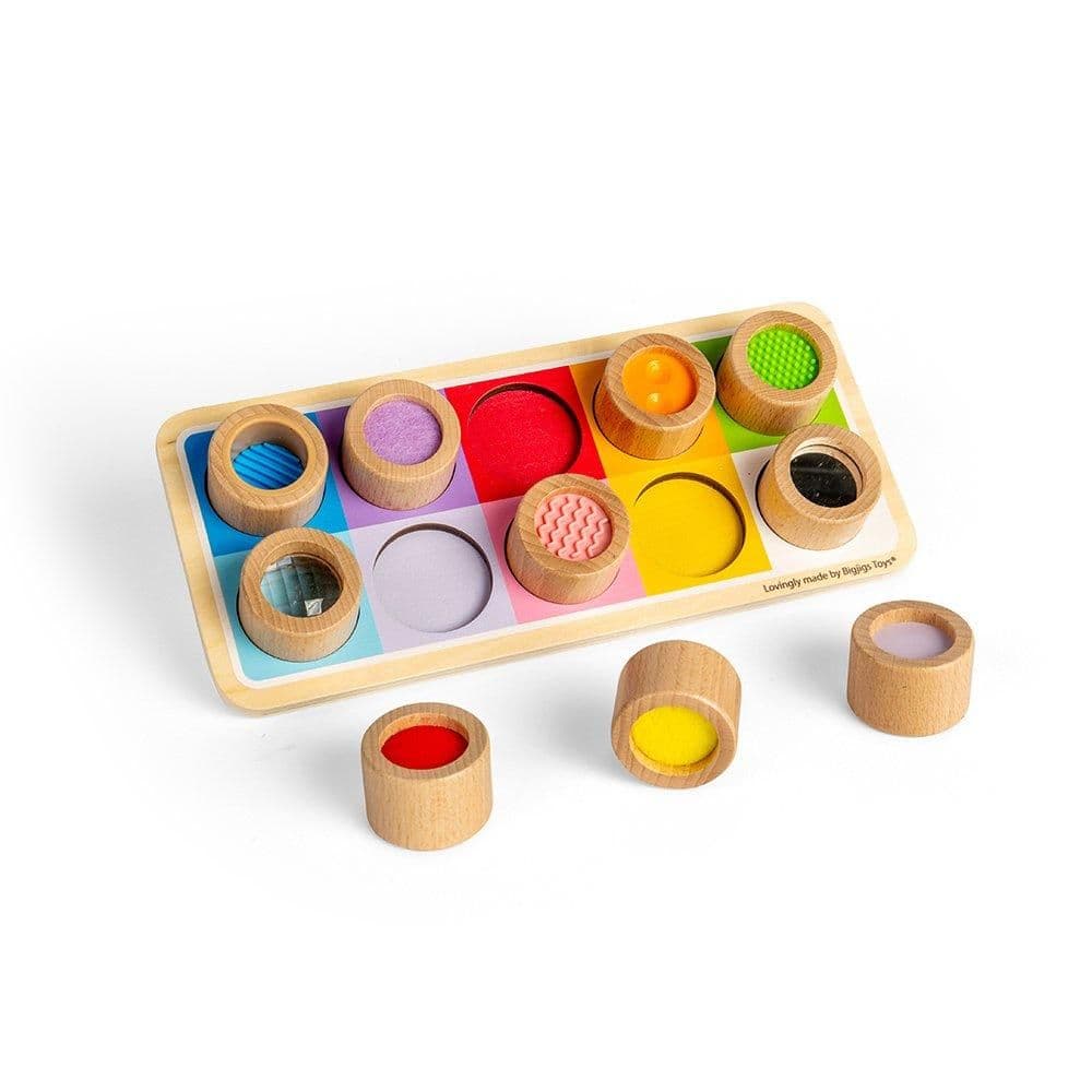 Wooden Rainbow Sensory Board