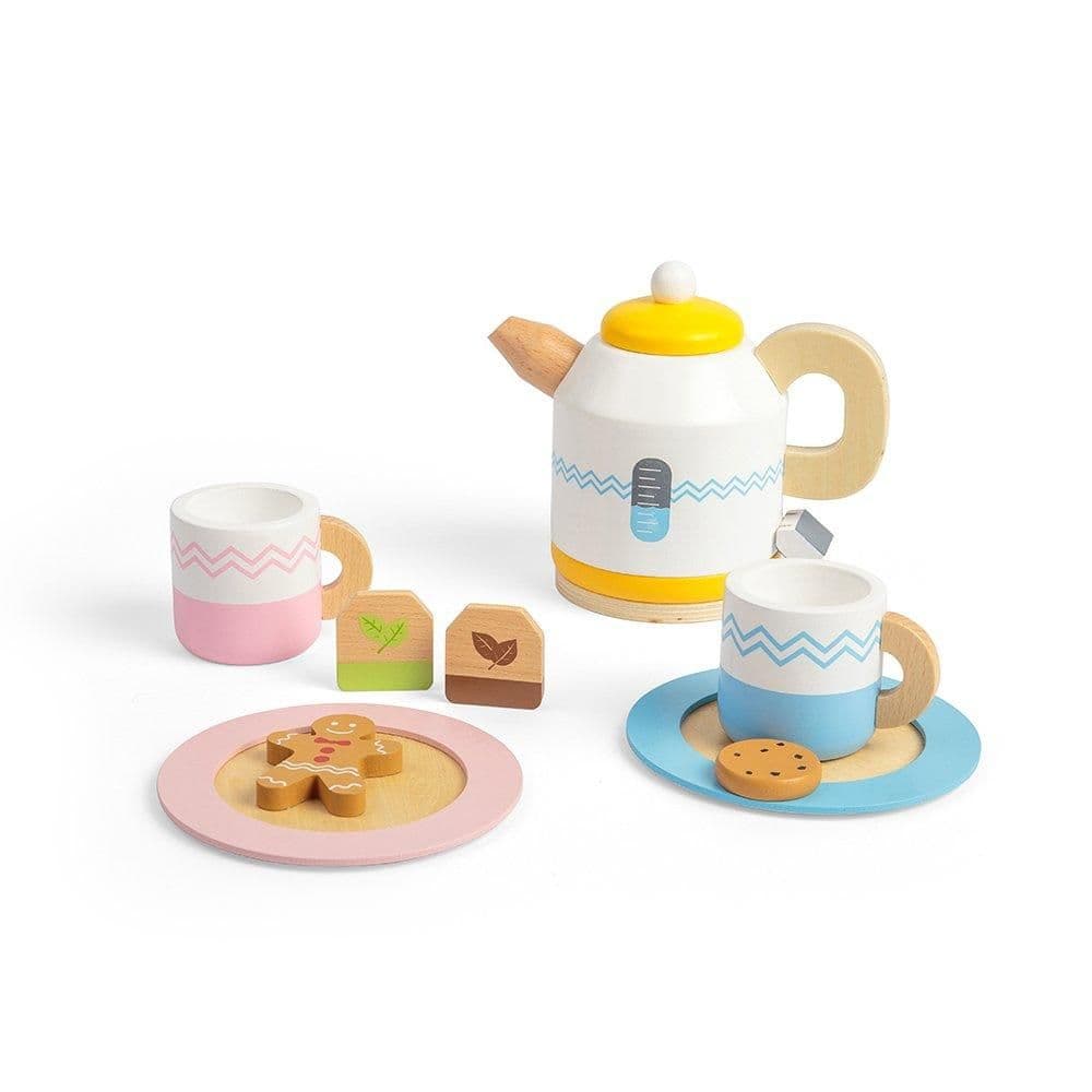 Wooden Tea Set For Two Playset