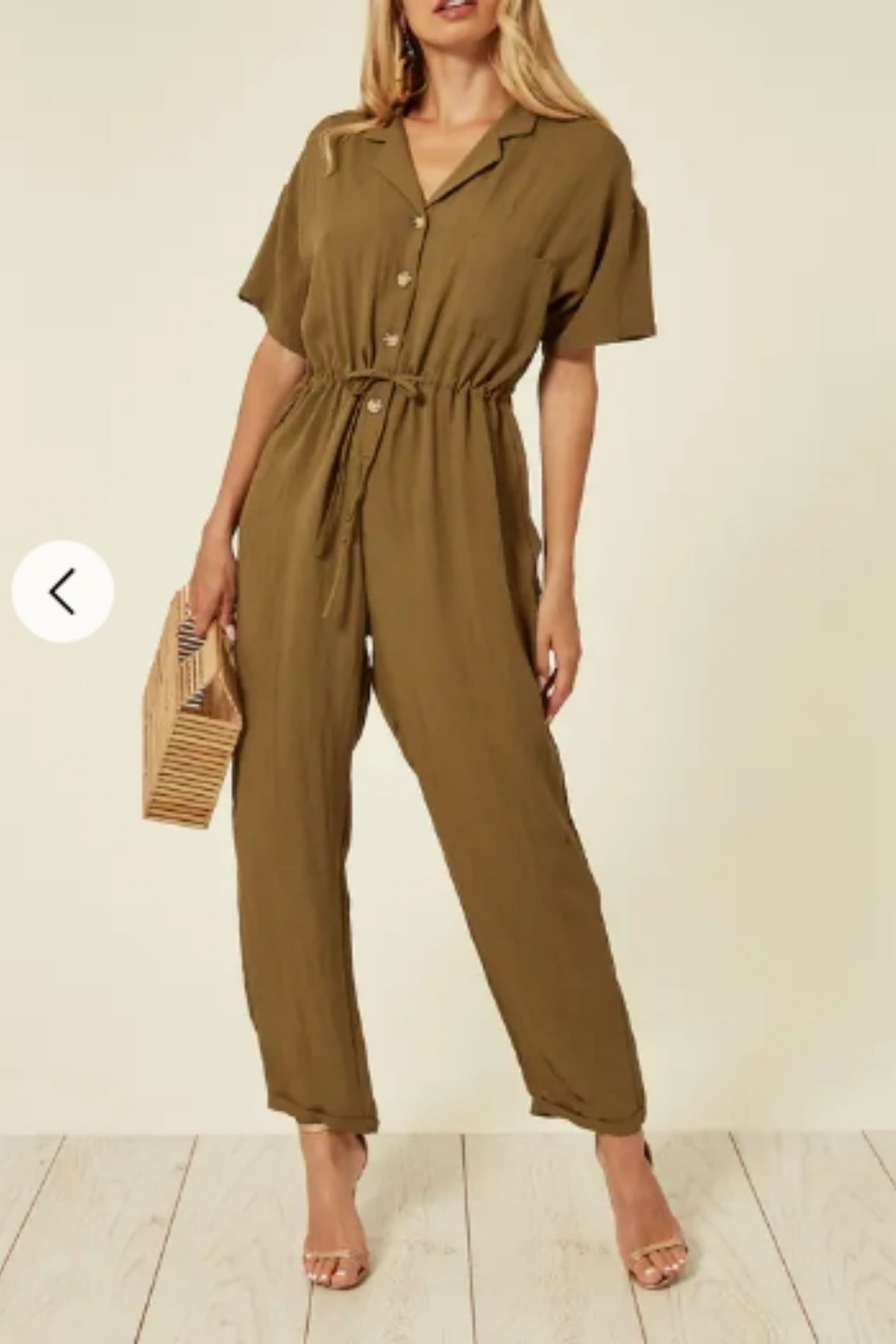 Cotton Short Sleeve Jumpsuits