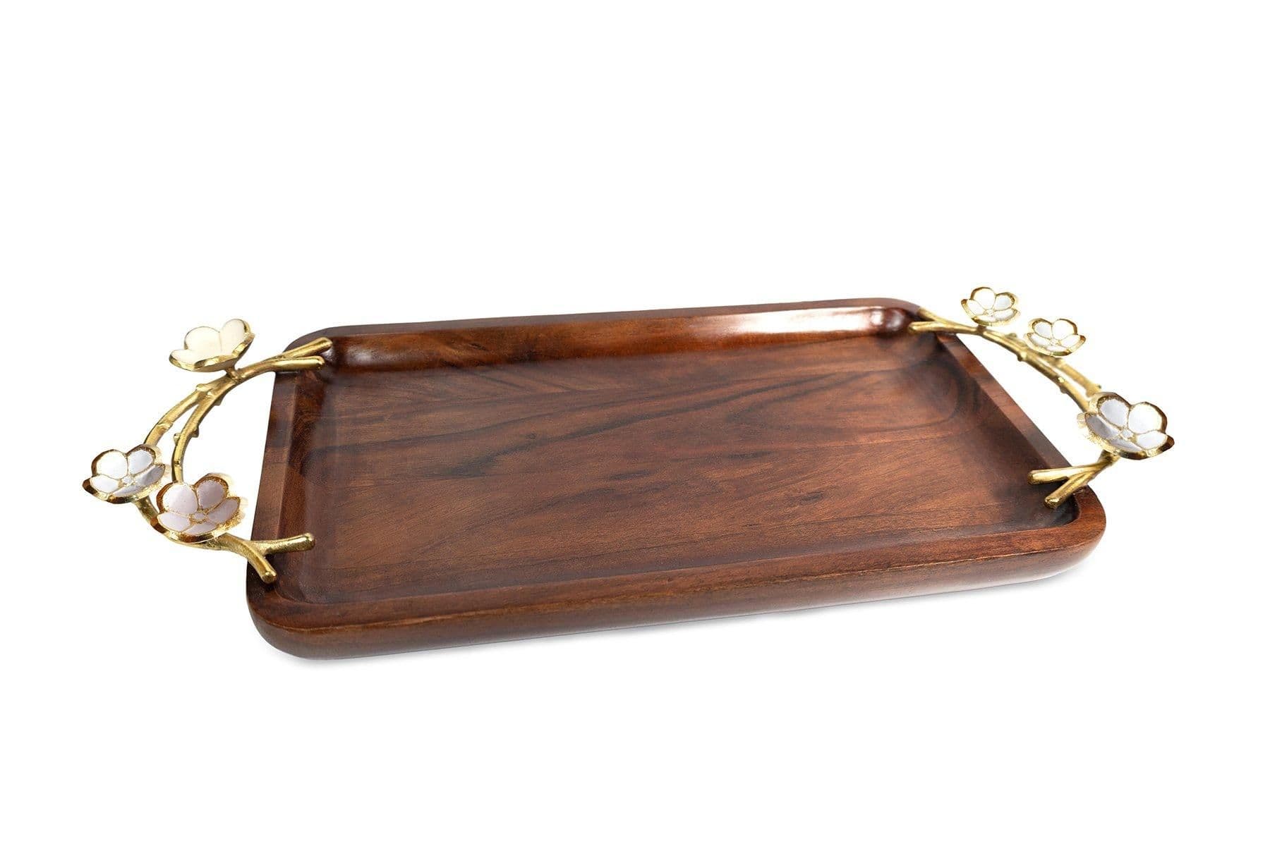Mango Wood Large Rectangle Tray