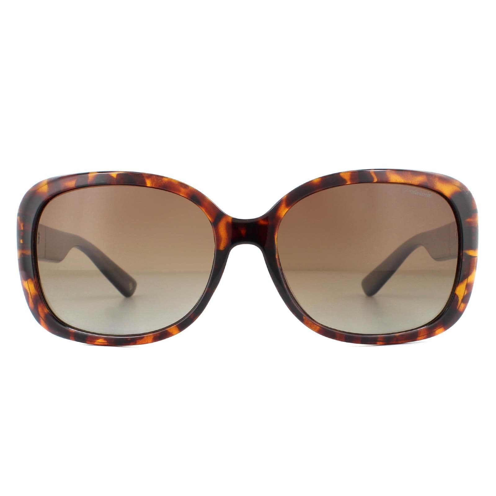 Fashion Havana Brown Gradient Polarized Sunglasses