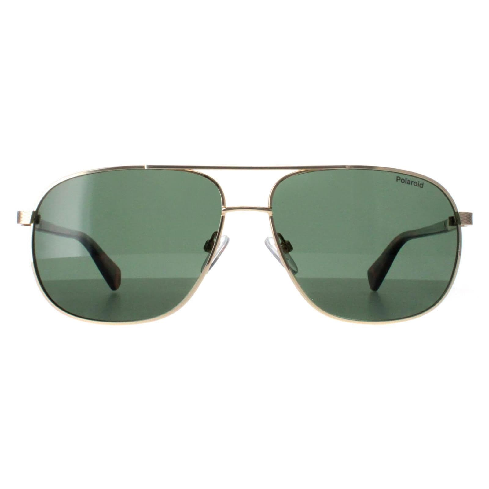 Aviator Gold Green Polarized PLD 2074/S/X