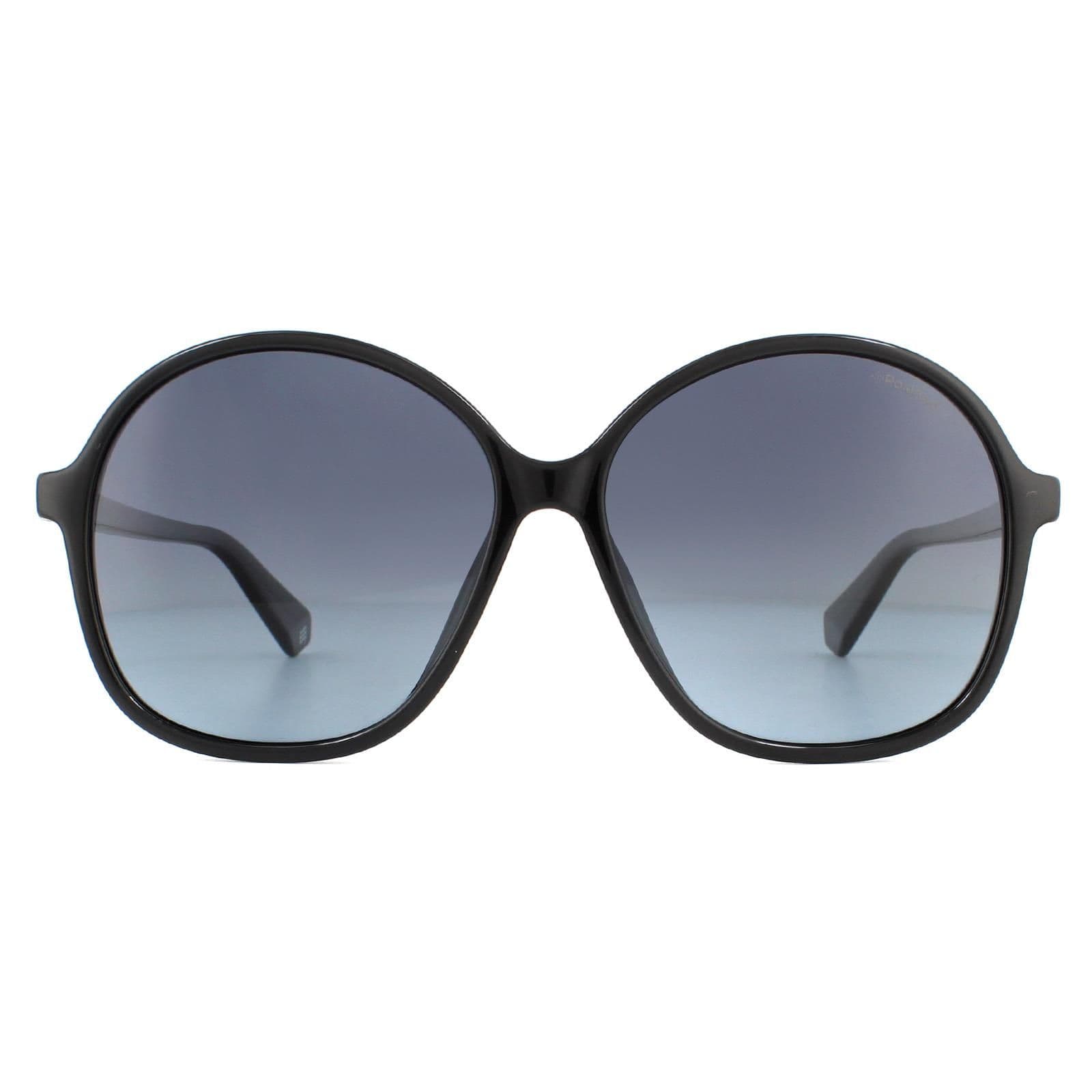 Fashion Black Grey Gradient Polarized Sunglasses