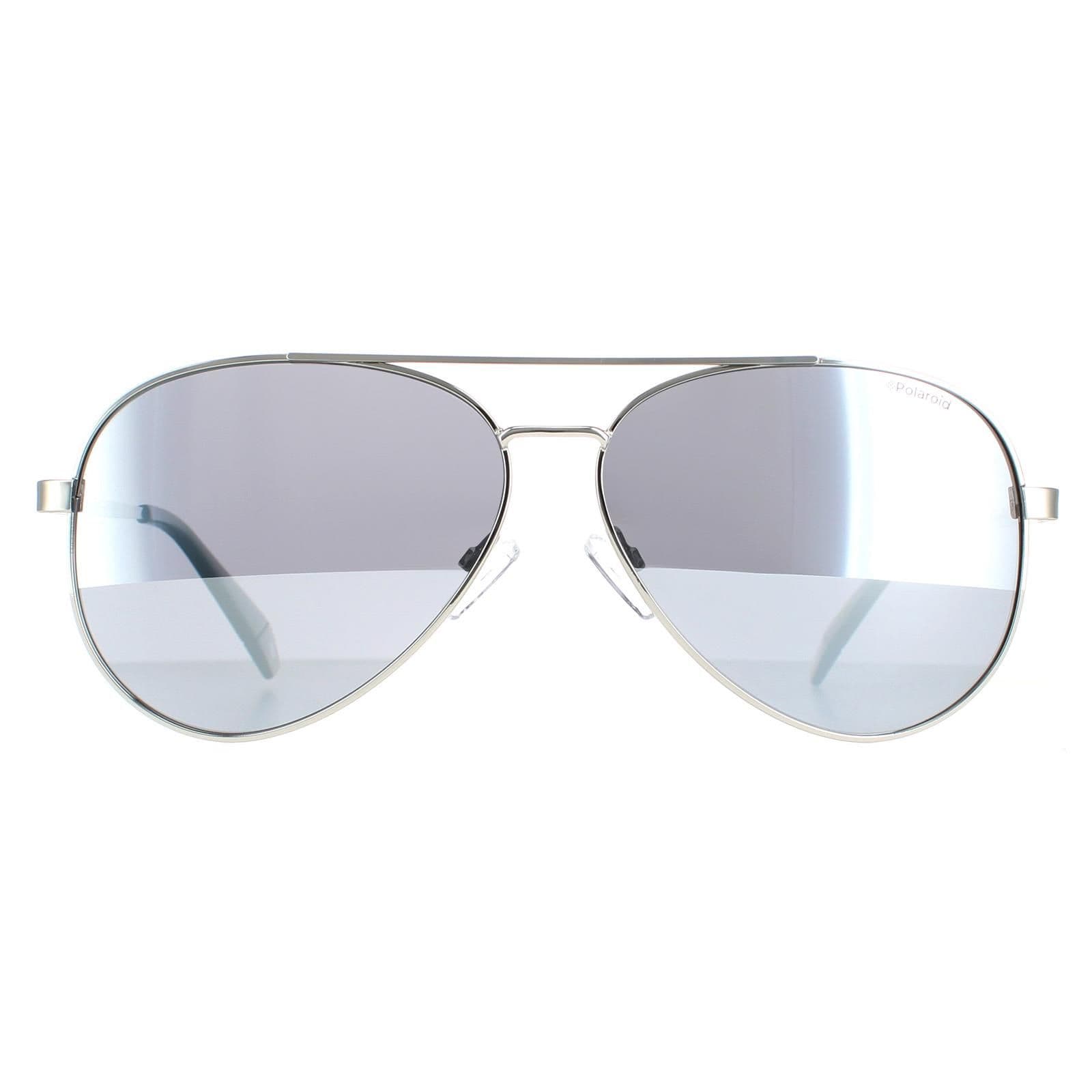 Aviator Silver Love Island Silver Mirror Polarized PLD 6069/S/X/LI
