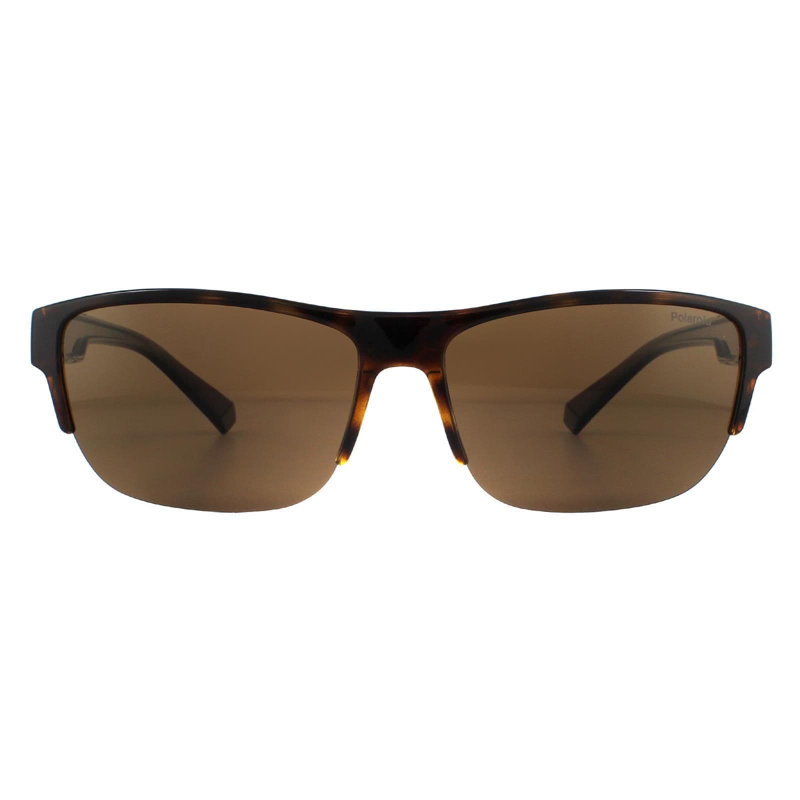 Suncovers Rectangle Havana Brown Copper Polarized Sunglasses