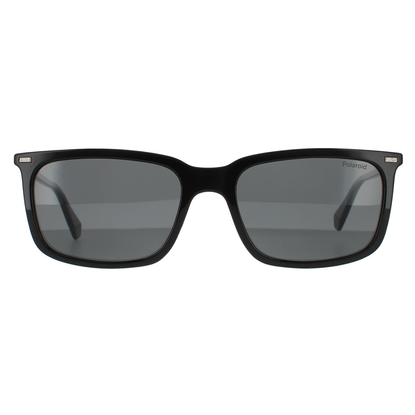 Rectangle Black Grey Polarized