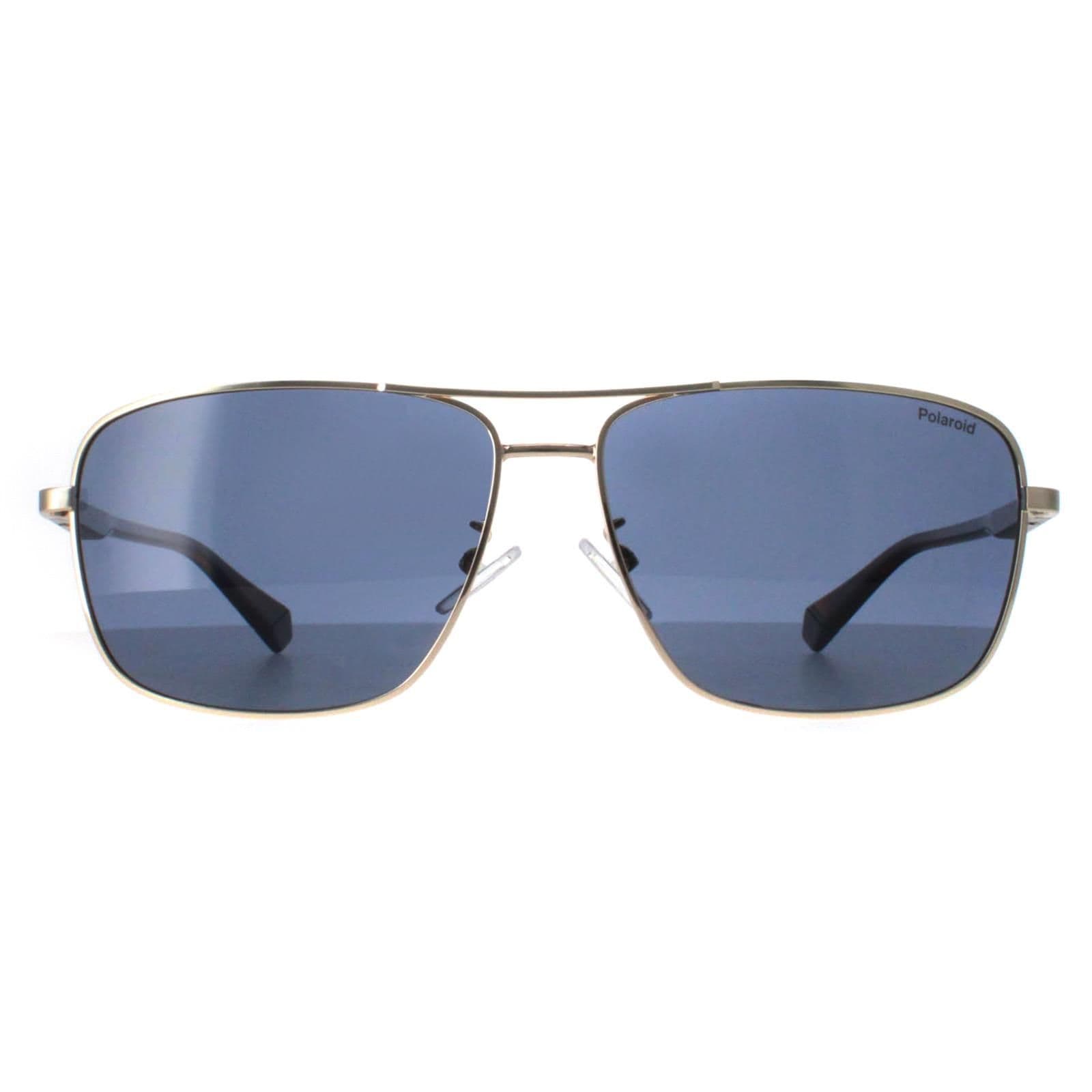 Rectangle Gold Blue Polarized PLD 2119/G/S