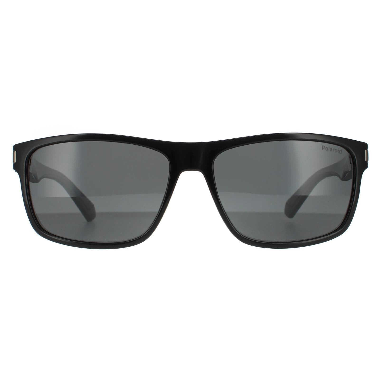 Rectangle Black Grey Grey Polarized PLD 2121/S Sunglasses
