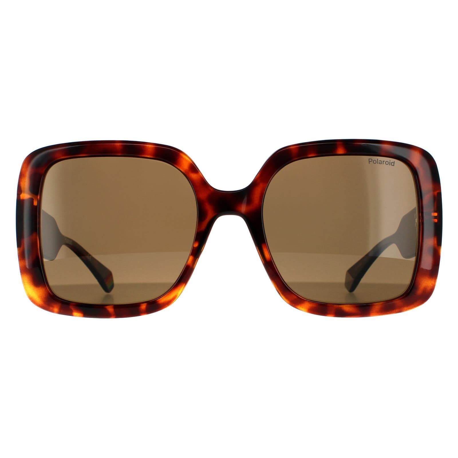 Square Dark Havana Bronze Polarized Sunglasses