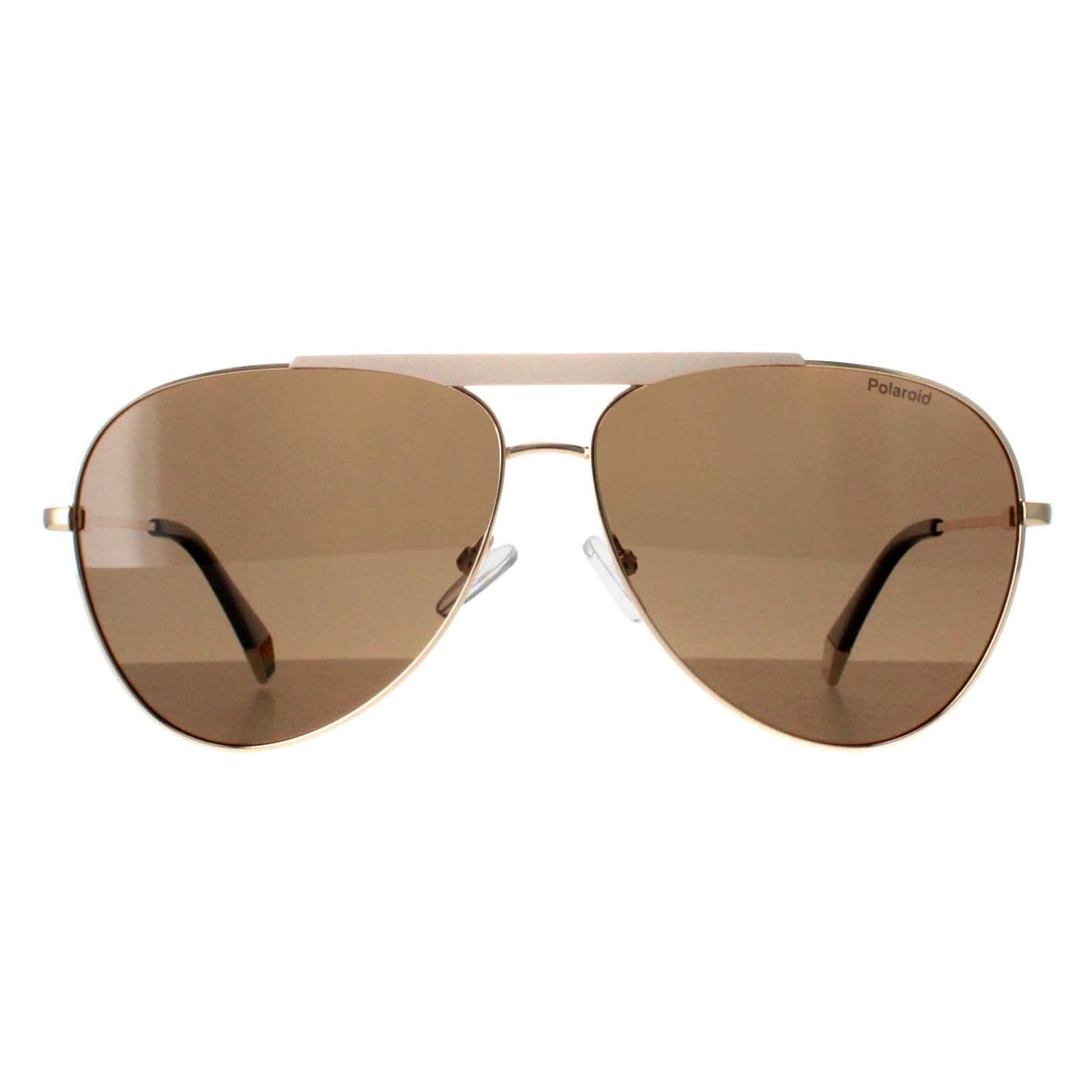 Aviator Gold Ivory Bronze Polarized PLD 6200/S/X