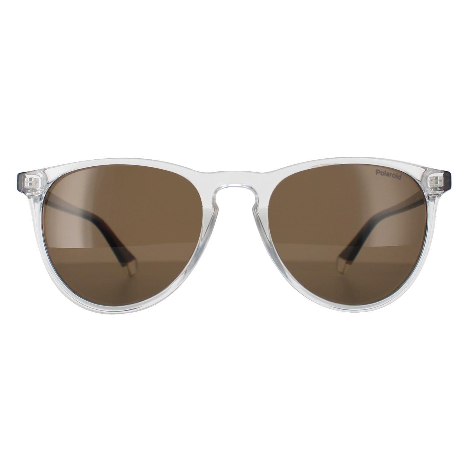 Rectangle Transparent and Havana Bronze Polarized PLD 4152/S