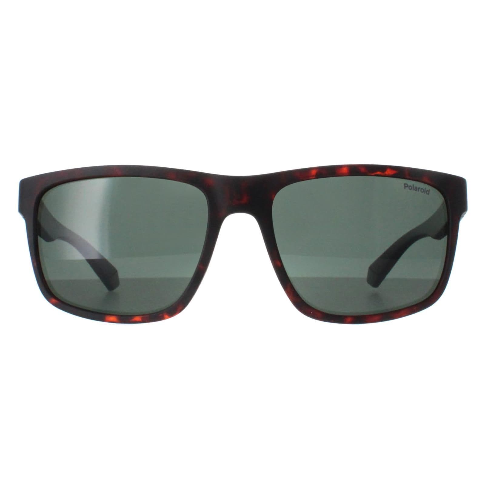Rectangle Matte Brown Havana Green Polarized PLD 2157/S