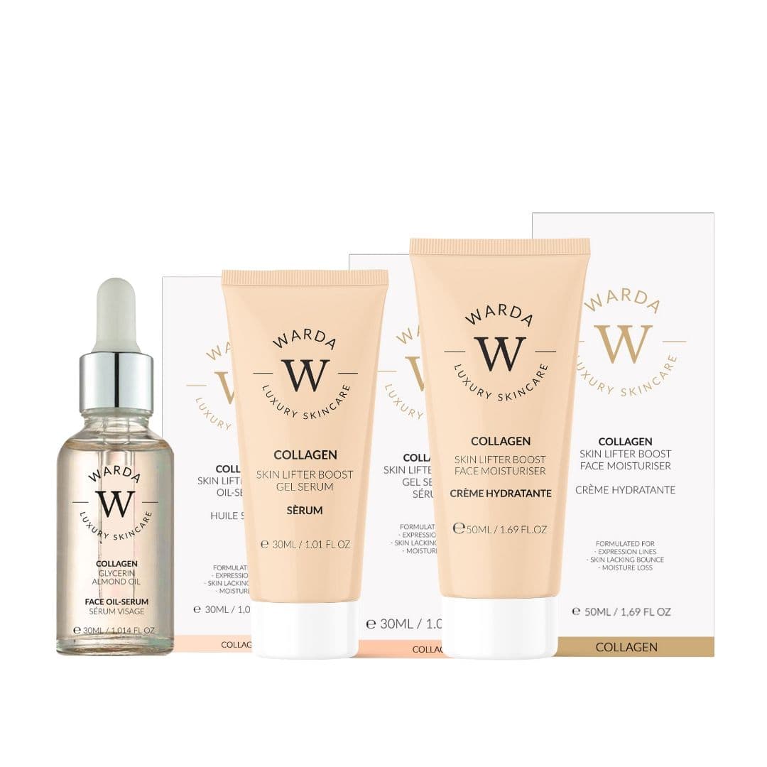 Collagen Moisturiser + Collagen Eye Serum 15m + Collagen Gel Serum 30ml