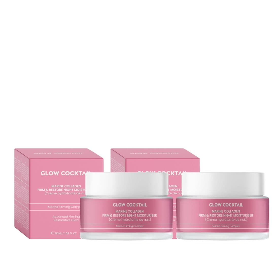 2 x Marine collagen firm & restore night moisturiser
