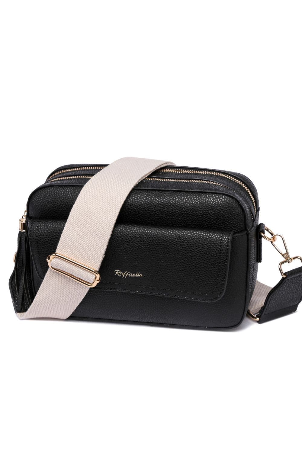 Tassel Front Pocket Crossbody Bag