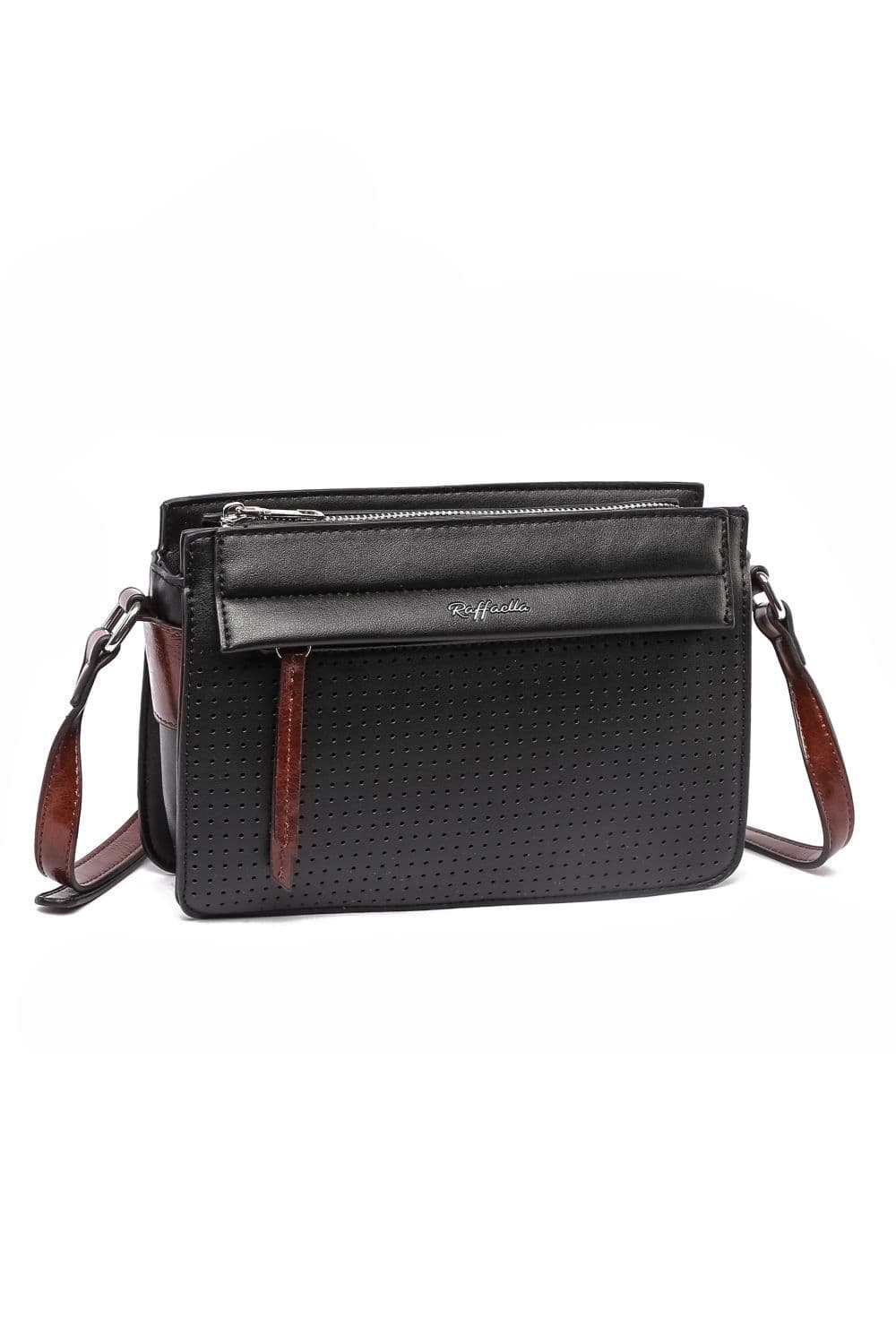 Faux Leather Crossbody Bag