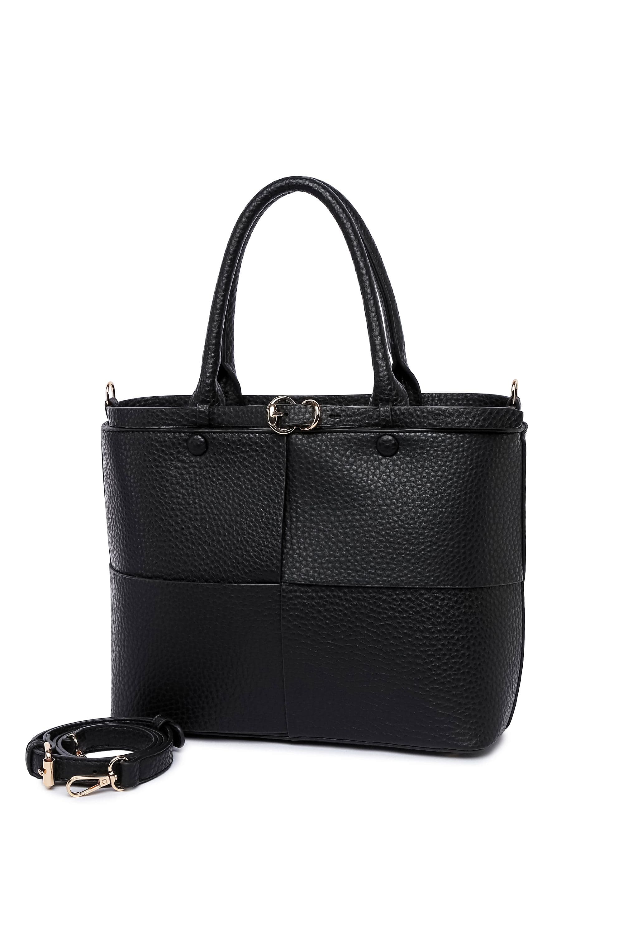 Buckle Detail Shoulder Bag