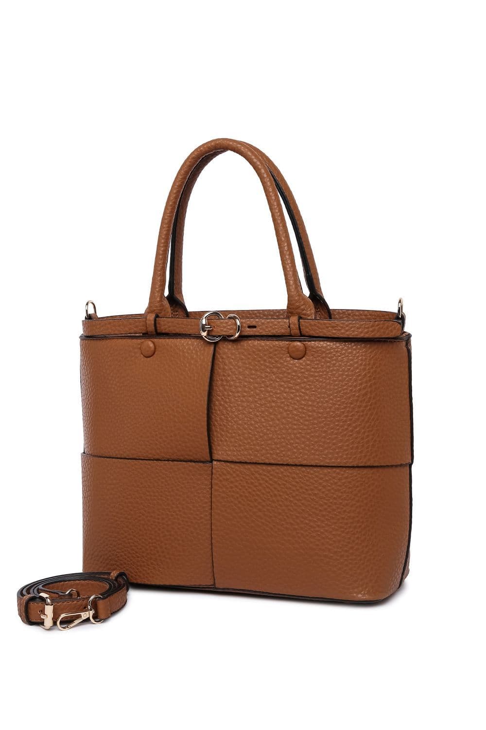 Buckle Detail Shoulder Bag