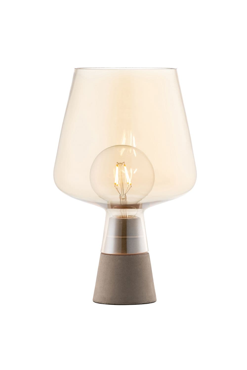 Amber Large Glass Table Lamp