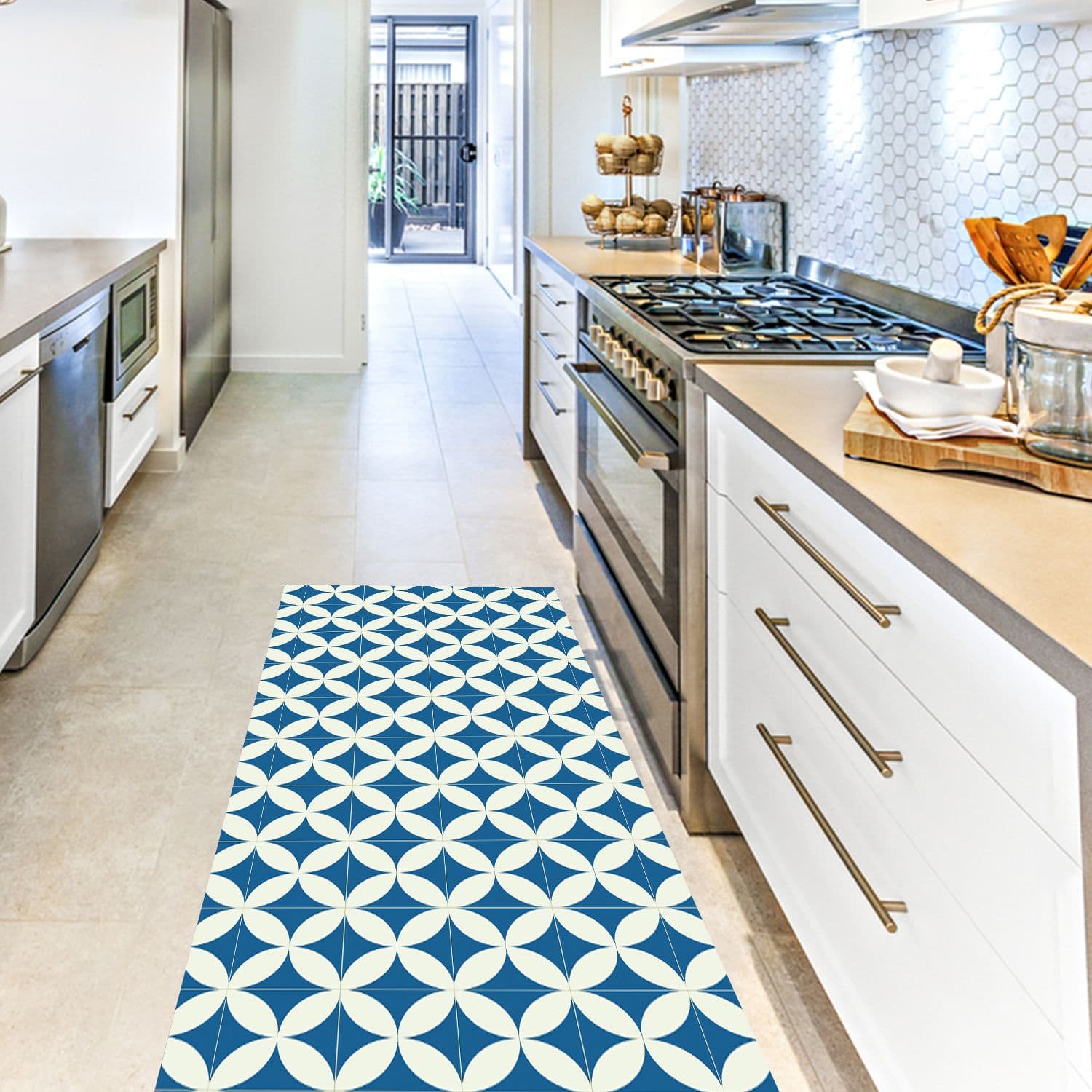 Hydra Vinyl Floor Mat 72x100cm