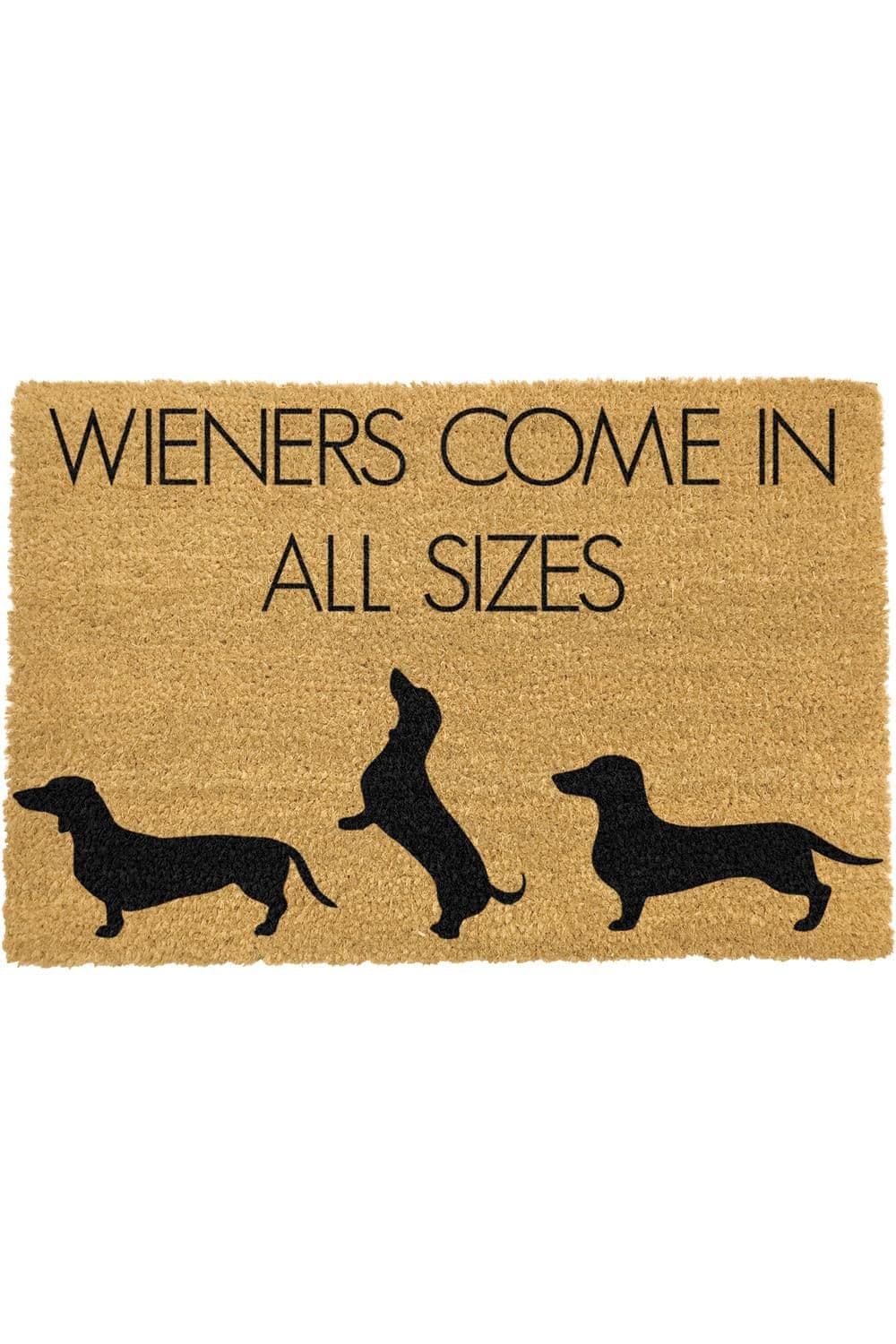 Weiners Come All Sizes Doormat