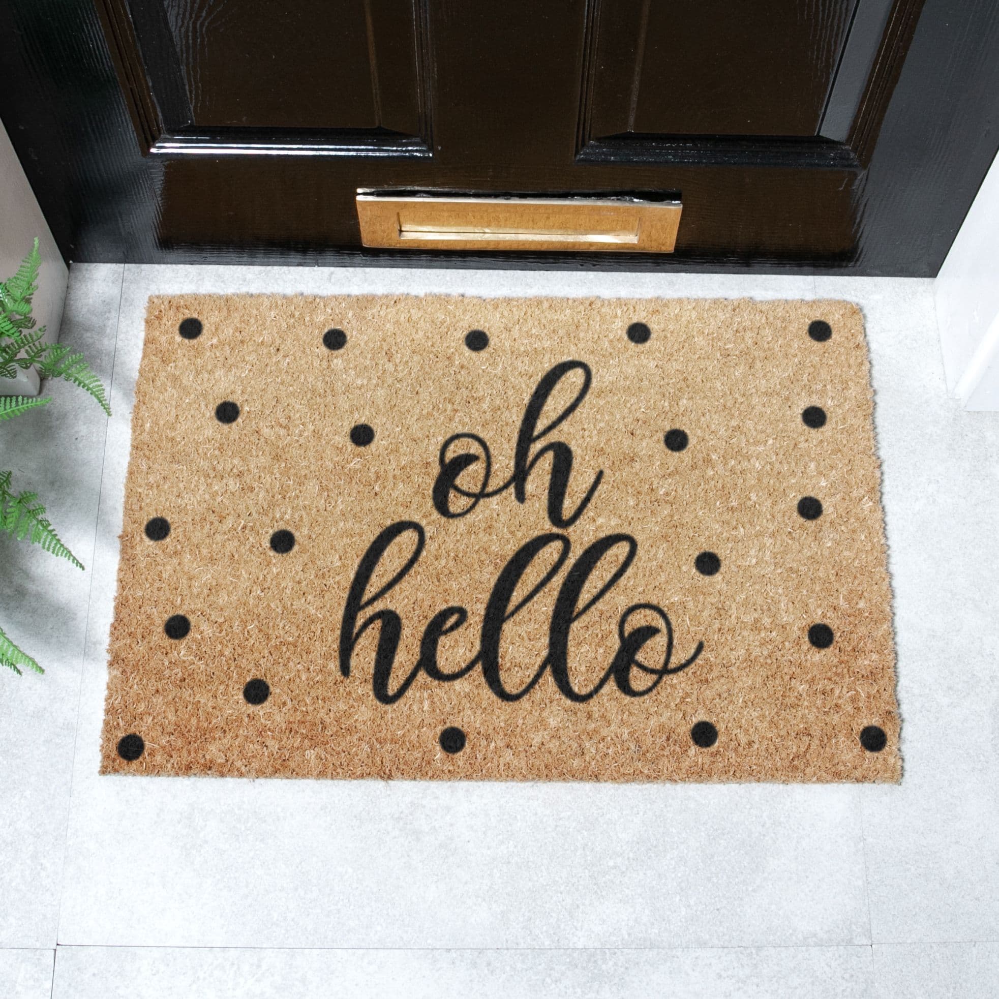 Oh Hello Doormat Regular 60x40cm